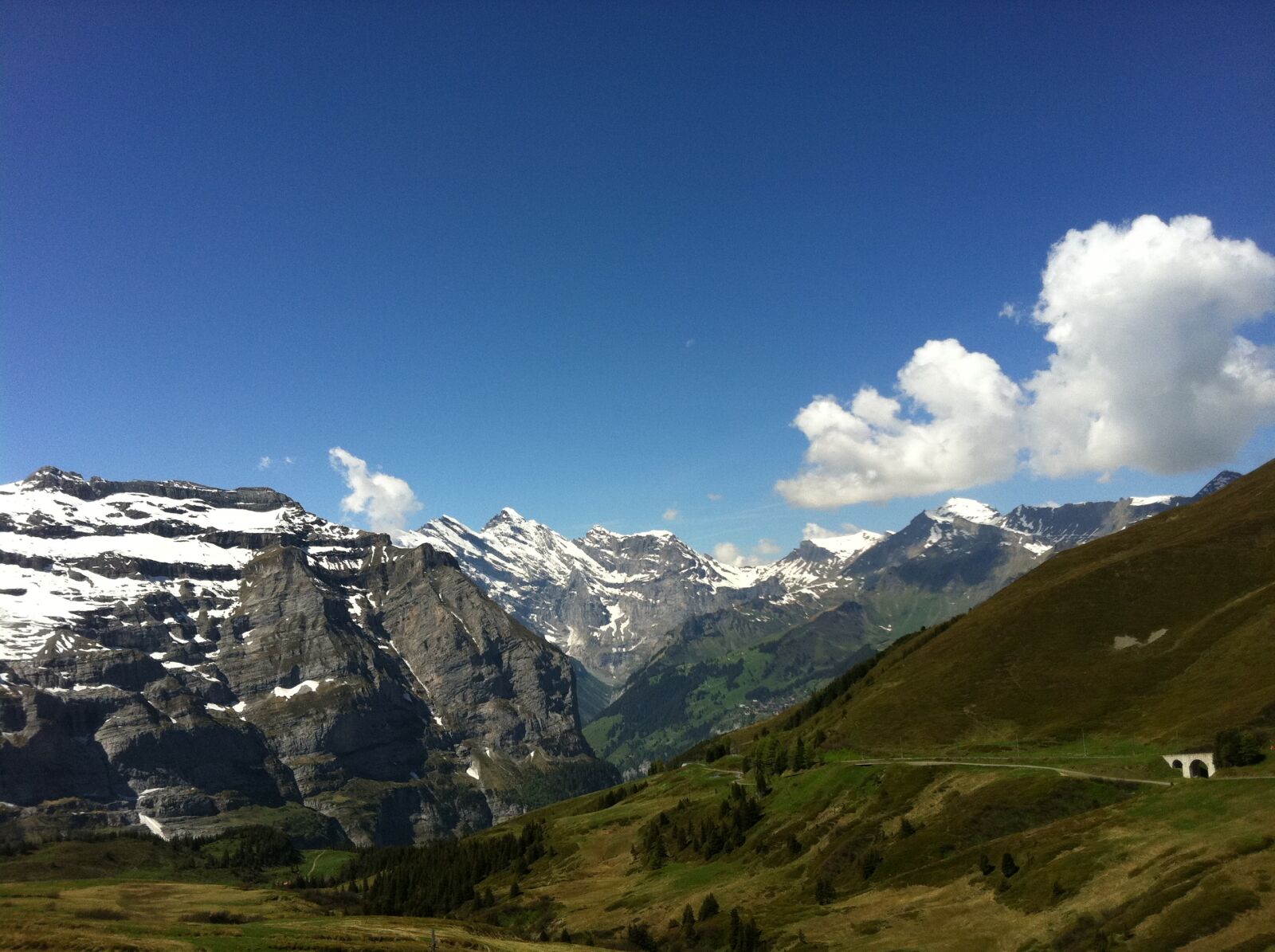 Apple iPhone 4 sample photo. Swiss, jungfrau, snow mountain photography