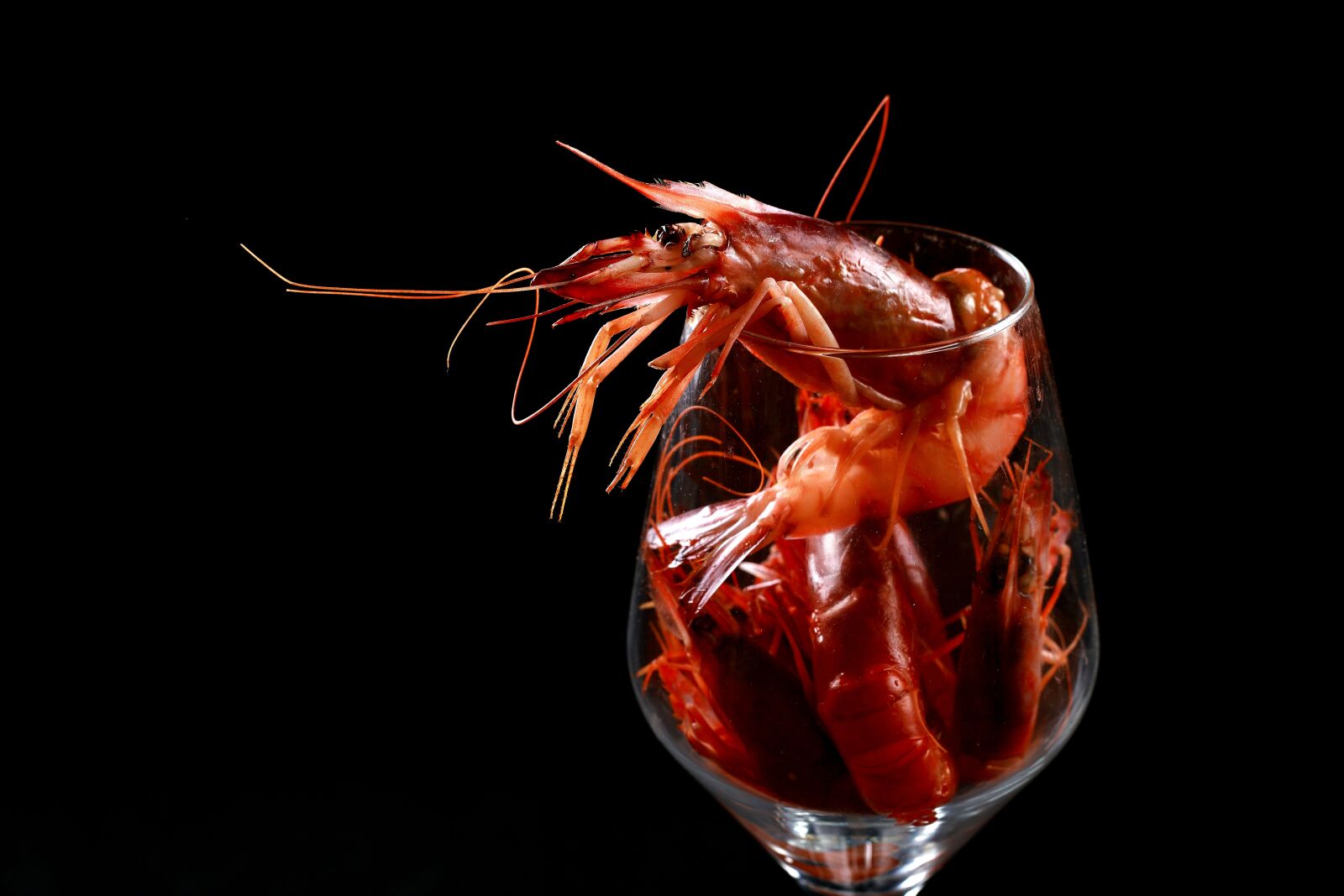 Canon EOS 5D Mark II sample photo. Shrimp, food, red photography