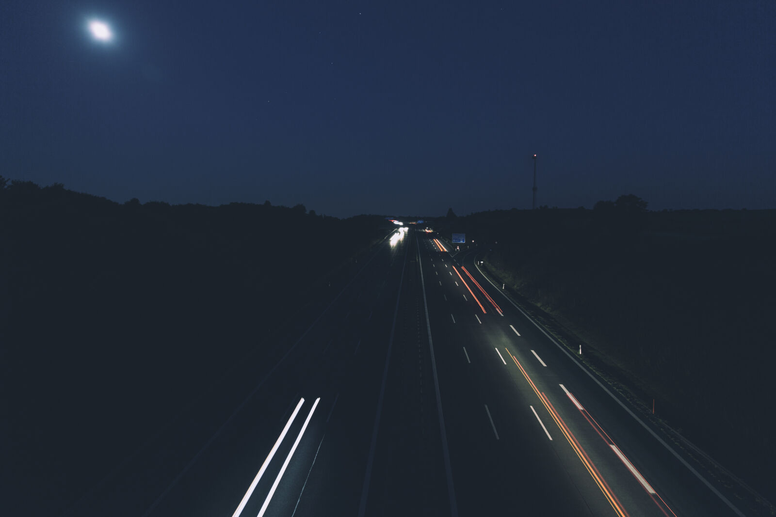 Canon EF 24-70mm F2.8L II USM sample photo. Road, sky, lights, night photography
