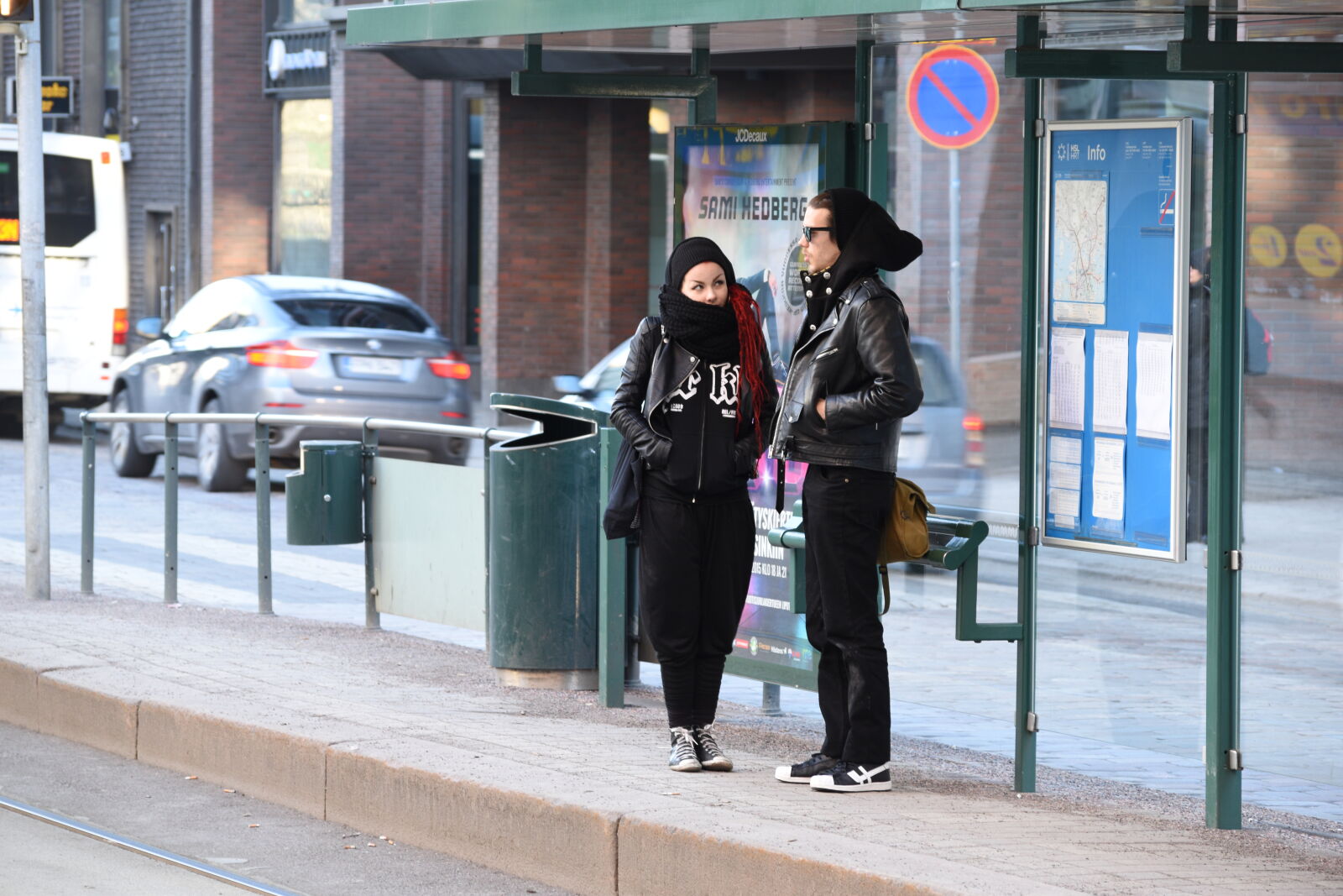 Nikon D5500 sample photo. Waiting for the tram photography
