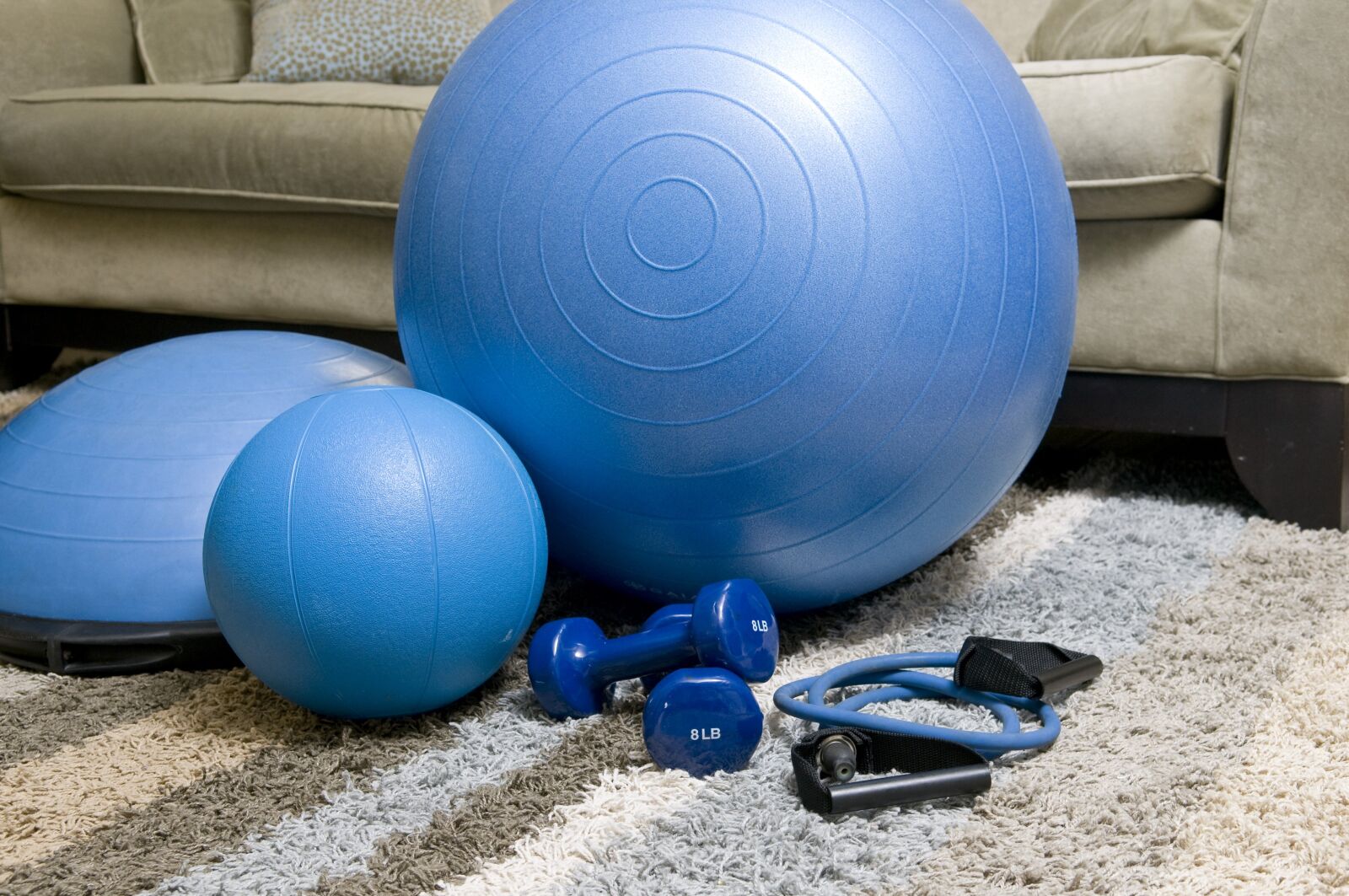 Nikon D300 sample photo. Home fitness equipment, blue photography