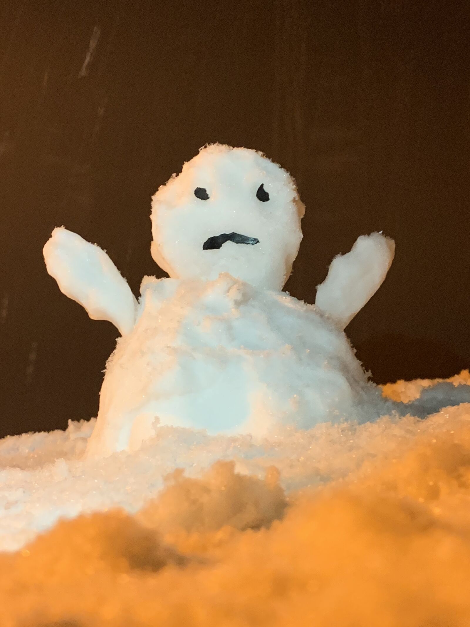 Apple iPhone XS sample photo. Snowman, winter, snow photography