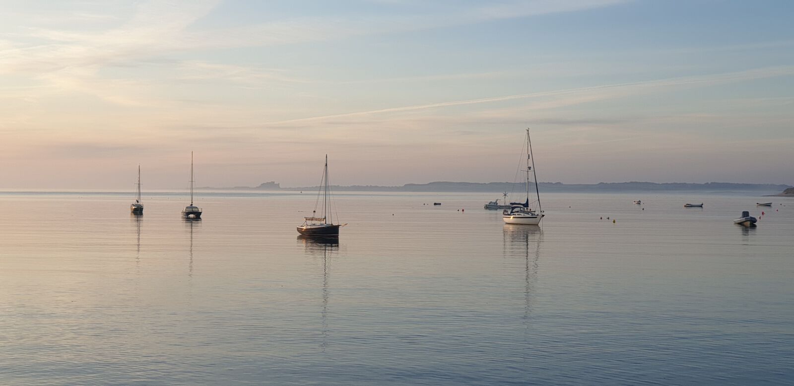 Samsung Galaxy Note9 sample photo. Sea, dawn, boats photography