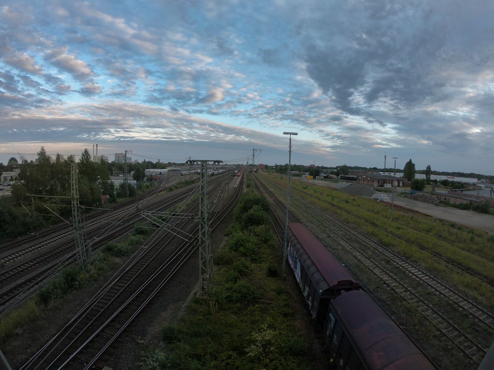 GoPro Hero6 Black sample photo. Railroad, transport, freight train photography