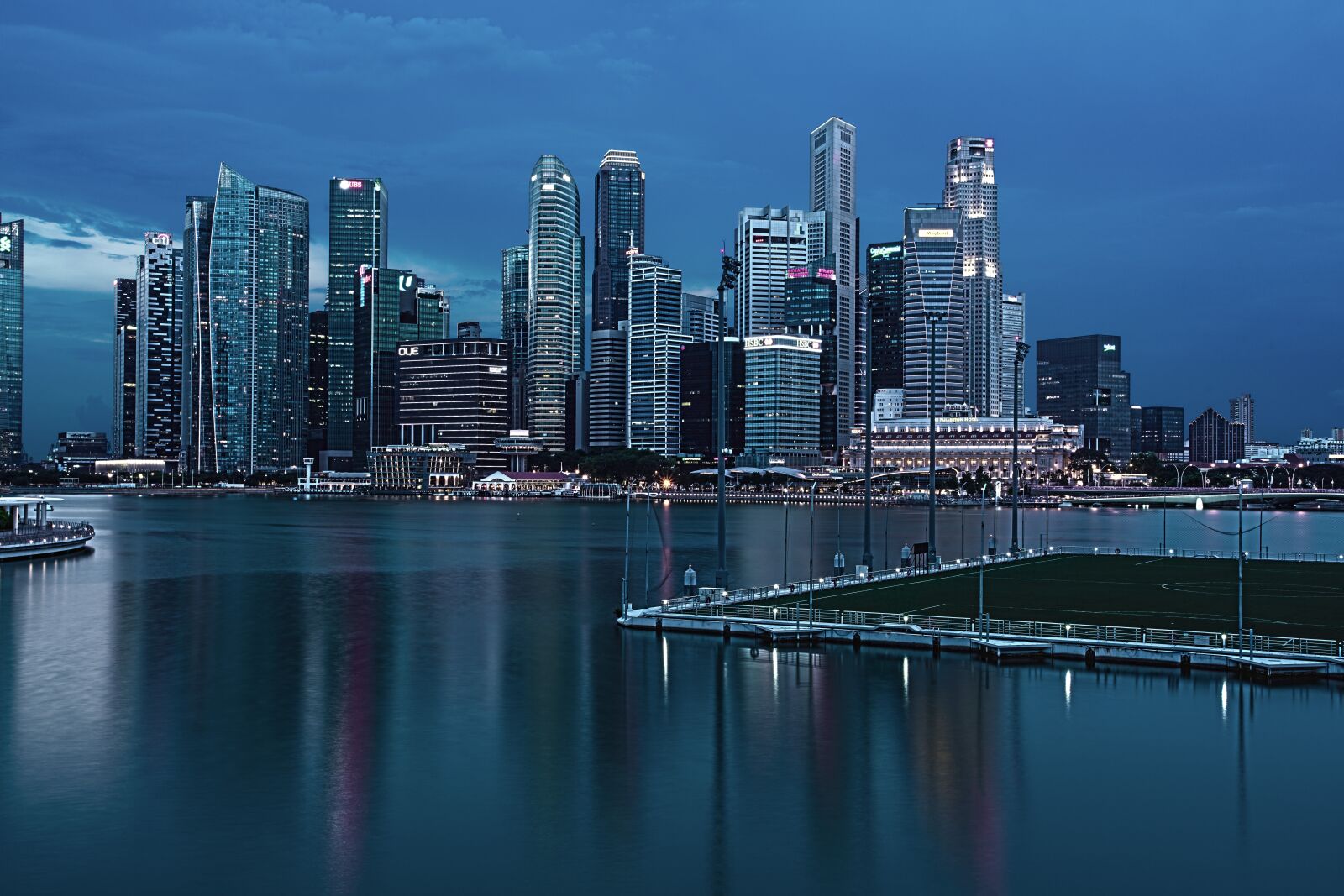 Sony a7R II sample photo. Marina bay, singapore, landmark photography