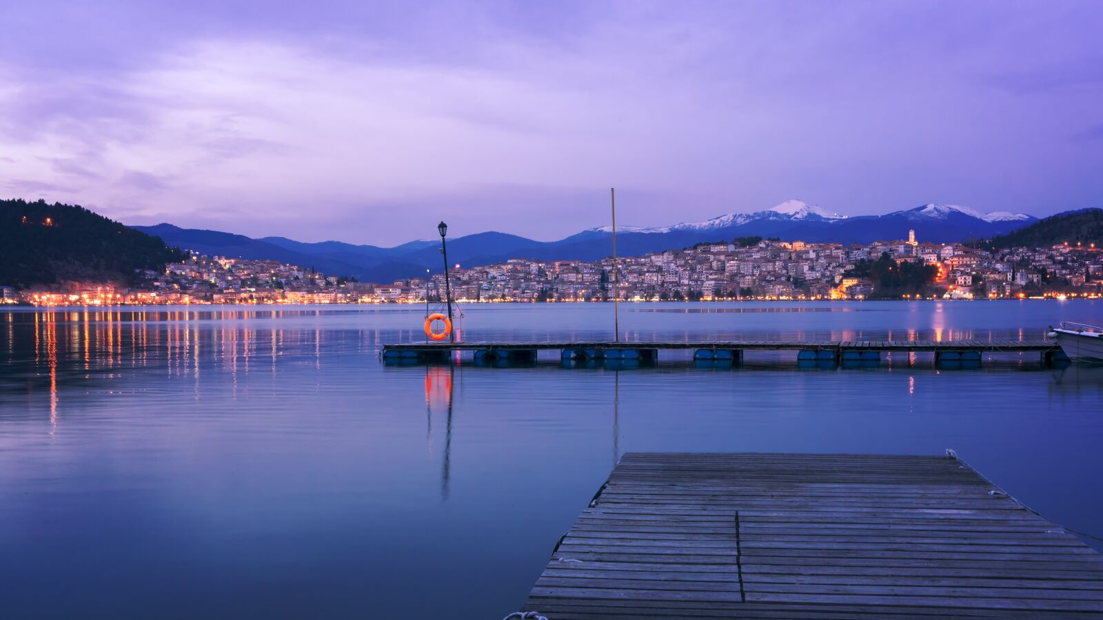 Nikon D5300 sample photo. Kastoria, lake, landscape photography