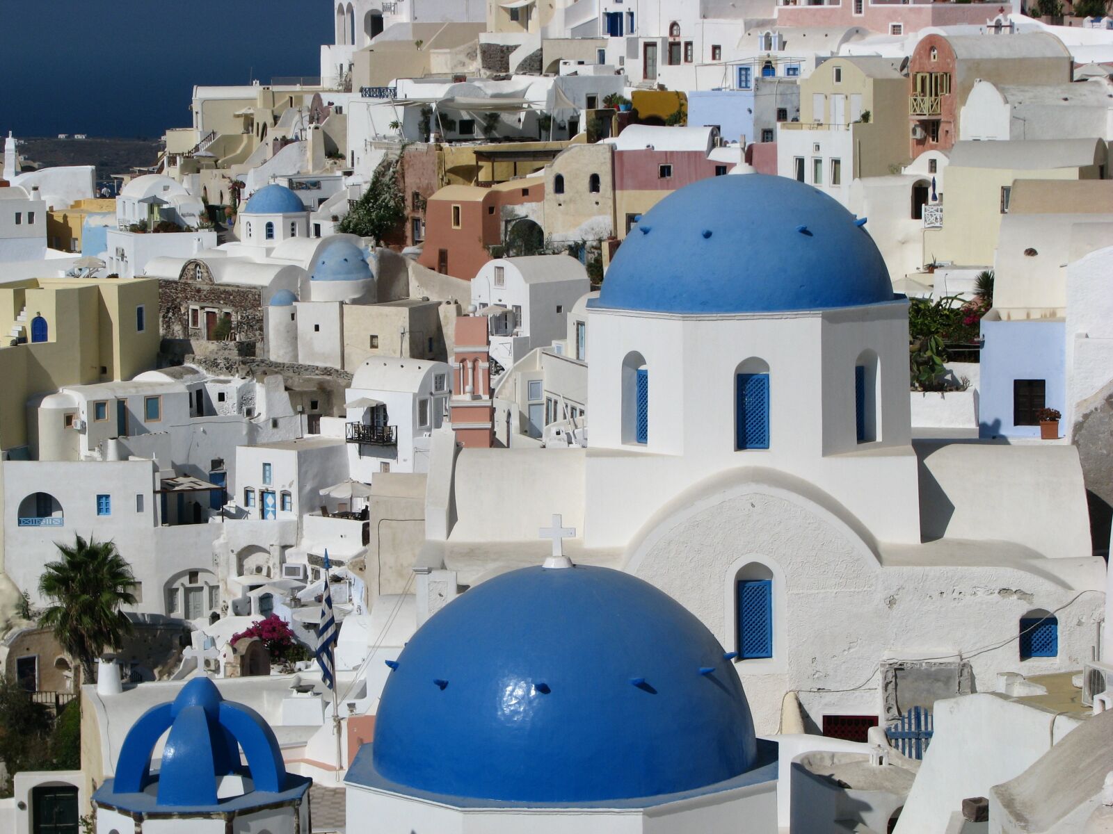 Canon POWERSHOT S5 IS sample photo. Egypt, santorini, houses photography
