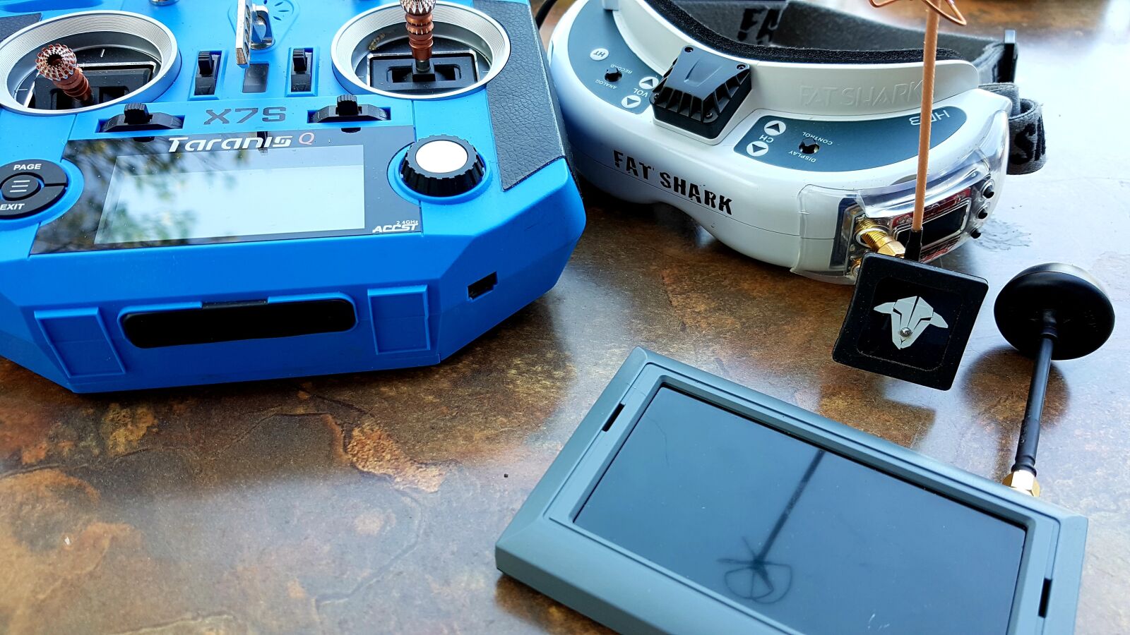 Samsung Galaxy S7 Edge sample photo. Drone control unit, joystick photography