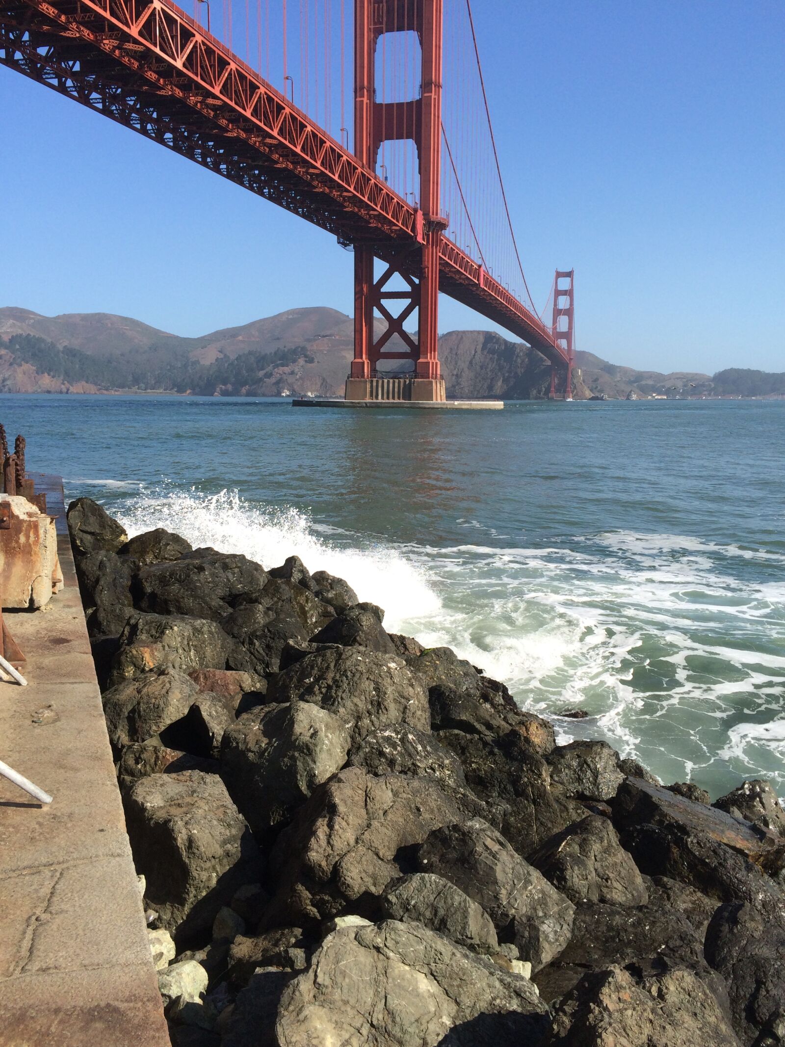iPhone 5s back camera 4.15mm f/2.2 sample photo. Golden gate bridge, san photography