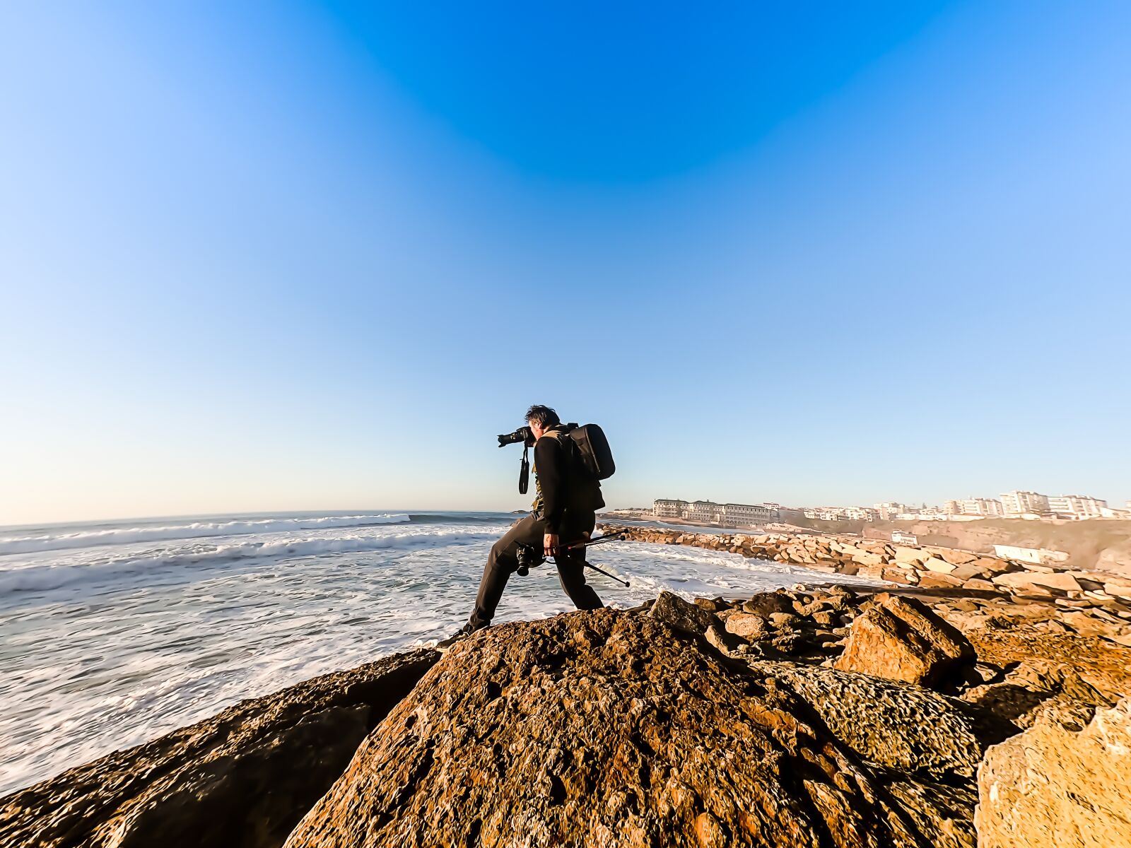 GoPro Hero7 Black sample photo. Person, man, alone photography