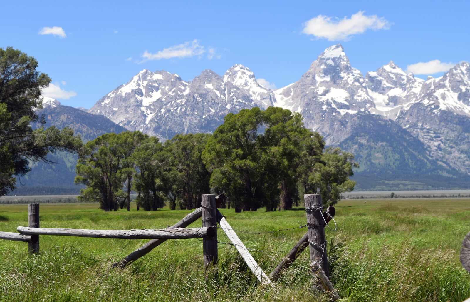Nikon D3300 sample photo. Tetons, fence, landscape photography