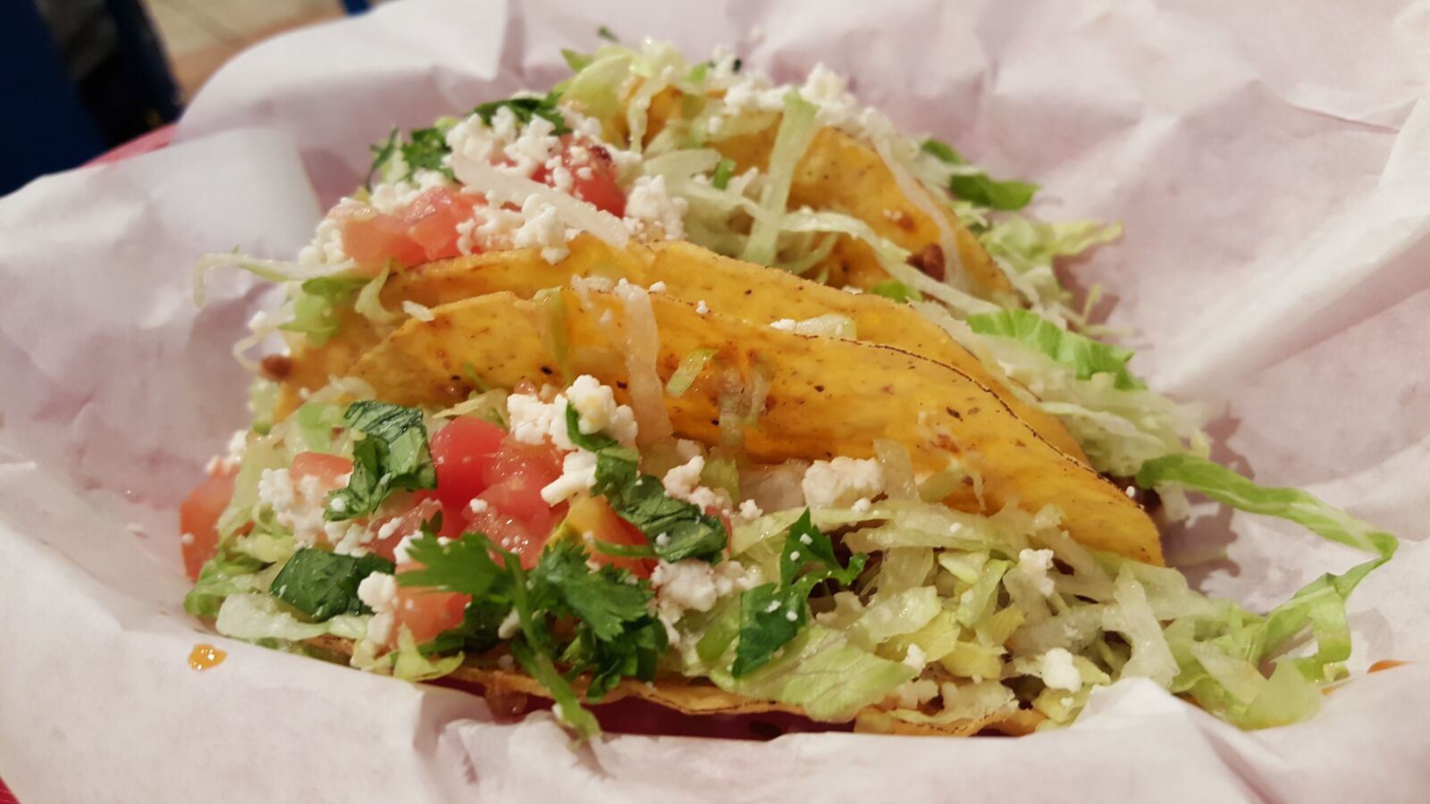 Samsung Galaxy Note5 sample photo. Taco, mexican food, food photography