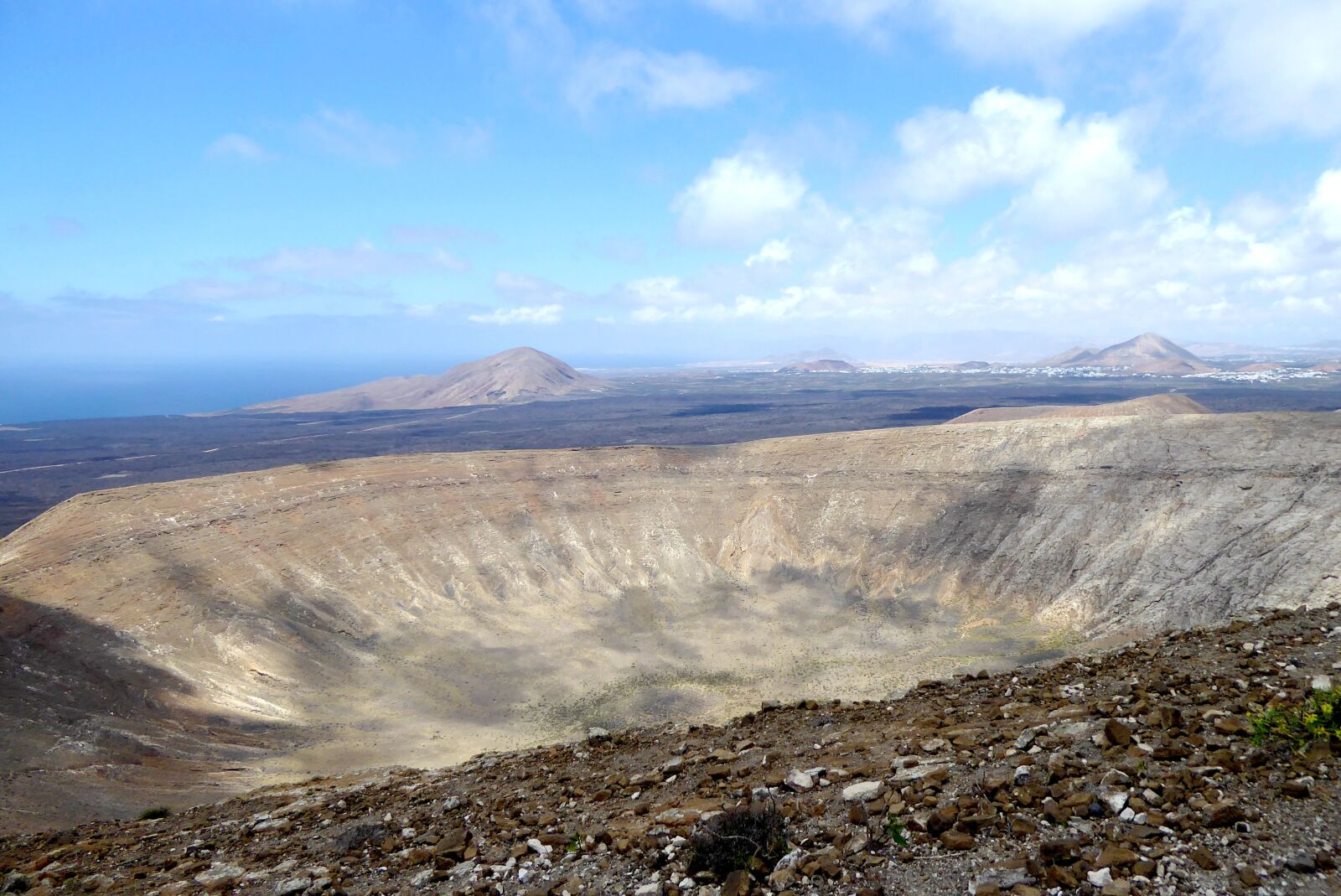 Panasonic DMC-TZ71 sample photo. Lanzarote, volcano, crater photography