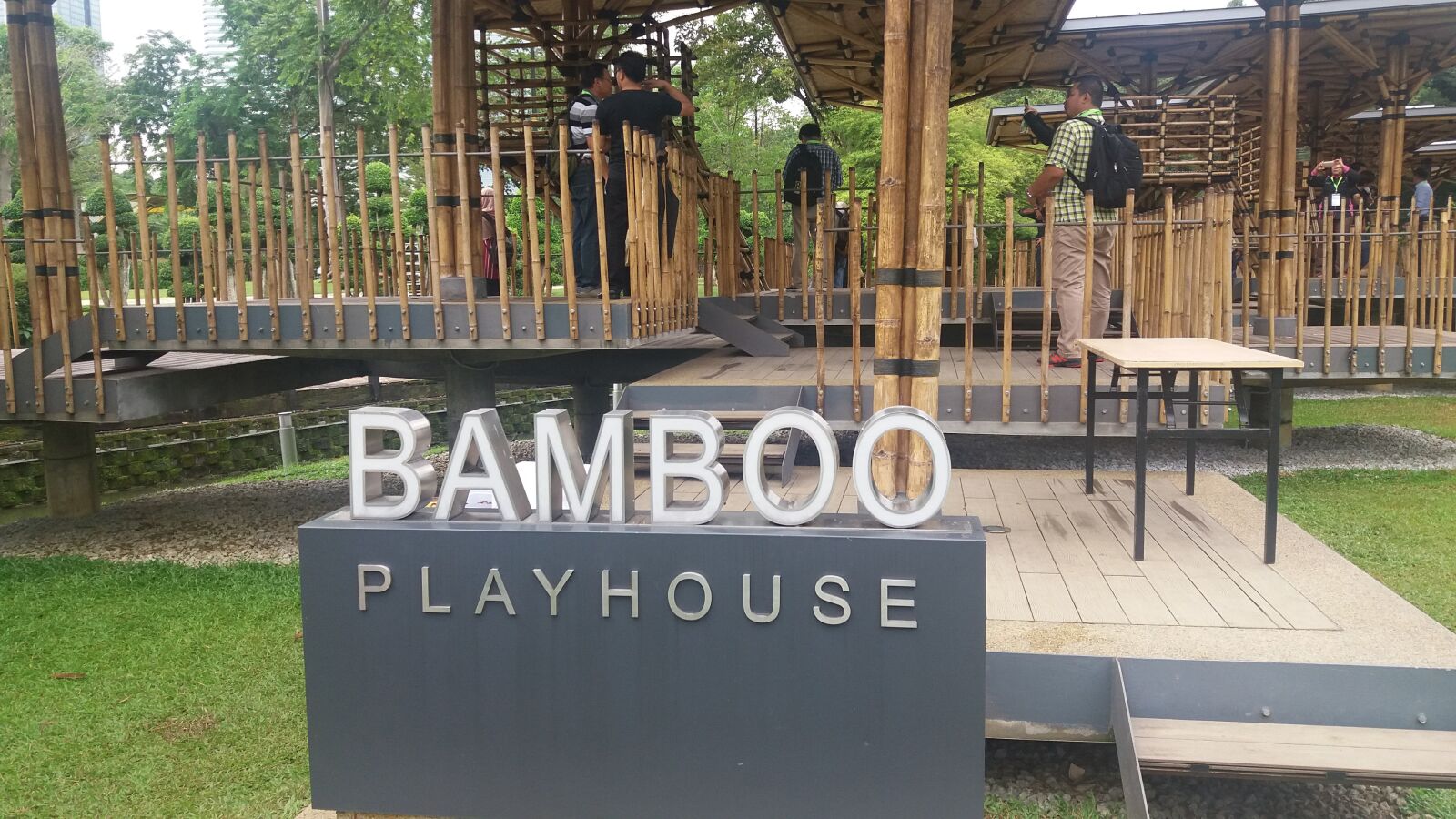 Samsung Galaxy J5 sample photo. Playground, bamboo, park photography