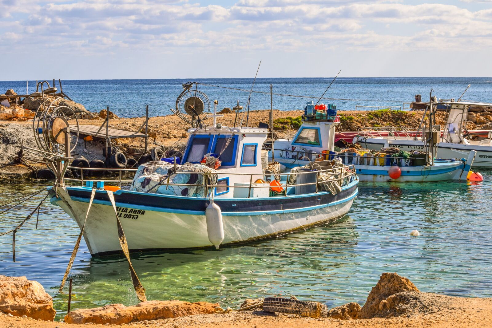 Nikon D3300 sample photo. Cyprus, protaras, fishing shelter photography