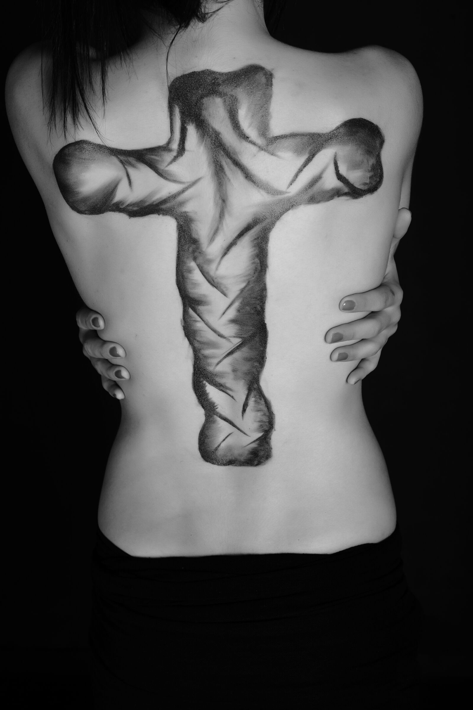 Canon EOS 5D Mark II sample photo. Back, naked, tattoo photography