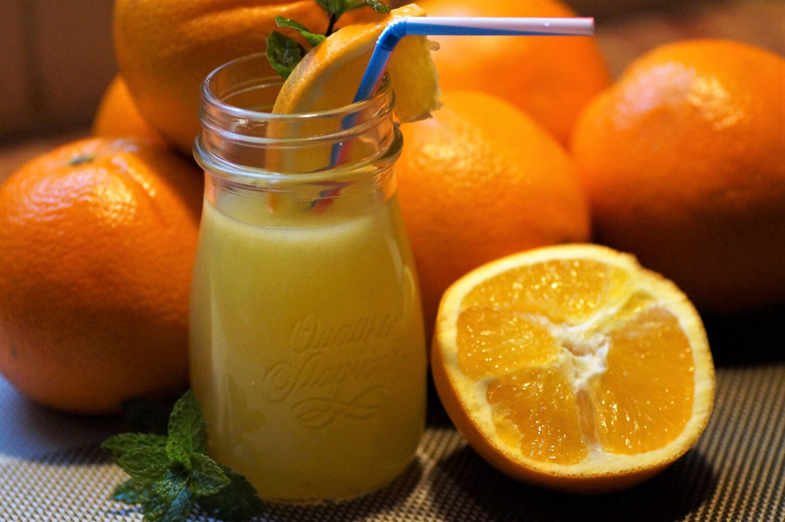 Sony SLT-A58 sample photo. Orange, orange juice, fresh photography