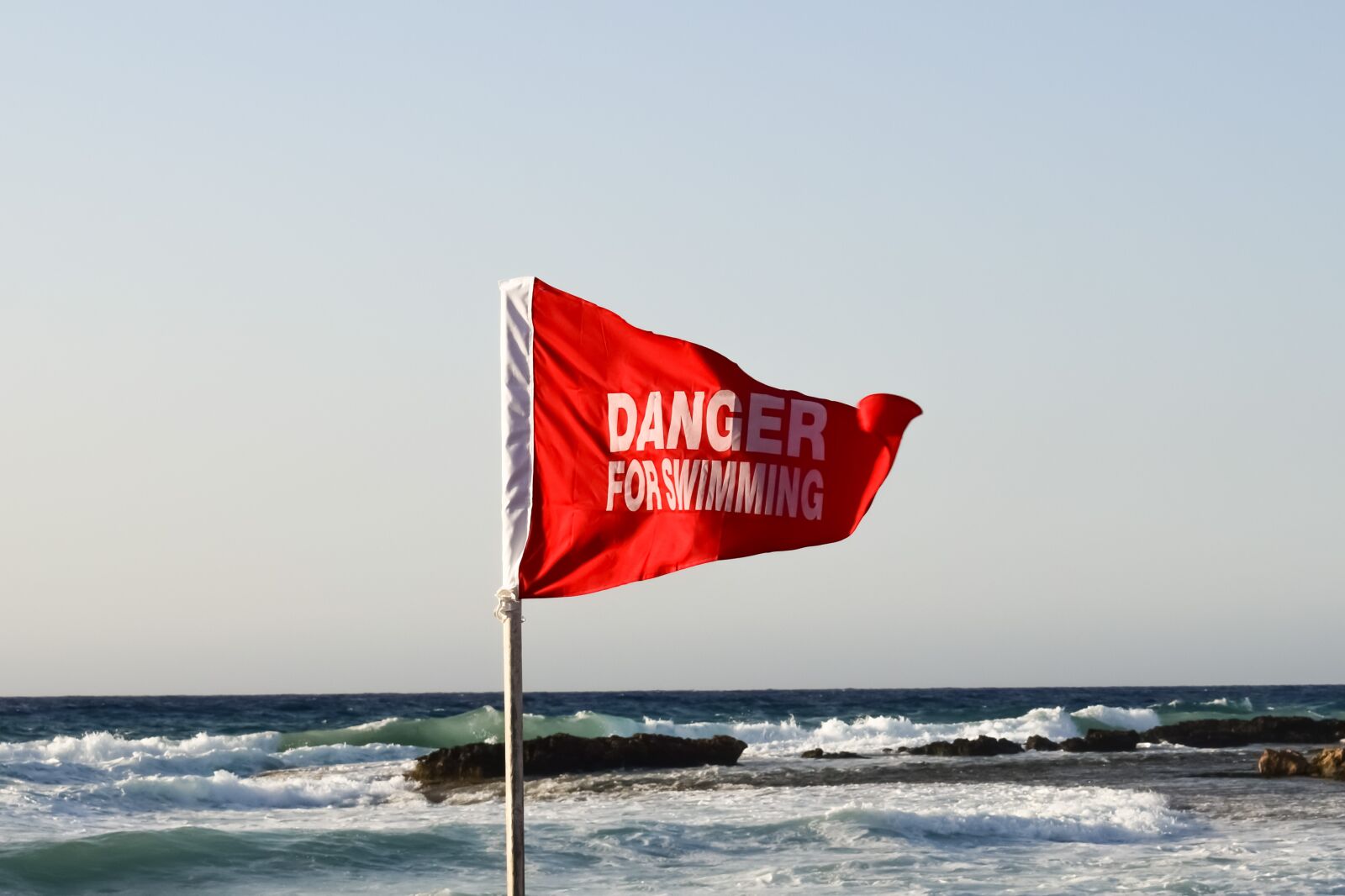 Nikon D3300 sample photo. Red flag, warning, danger photography