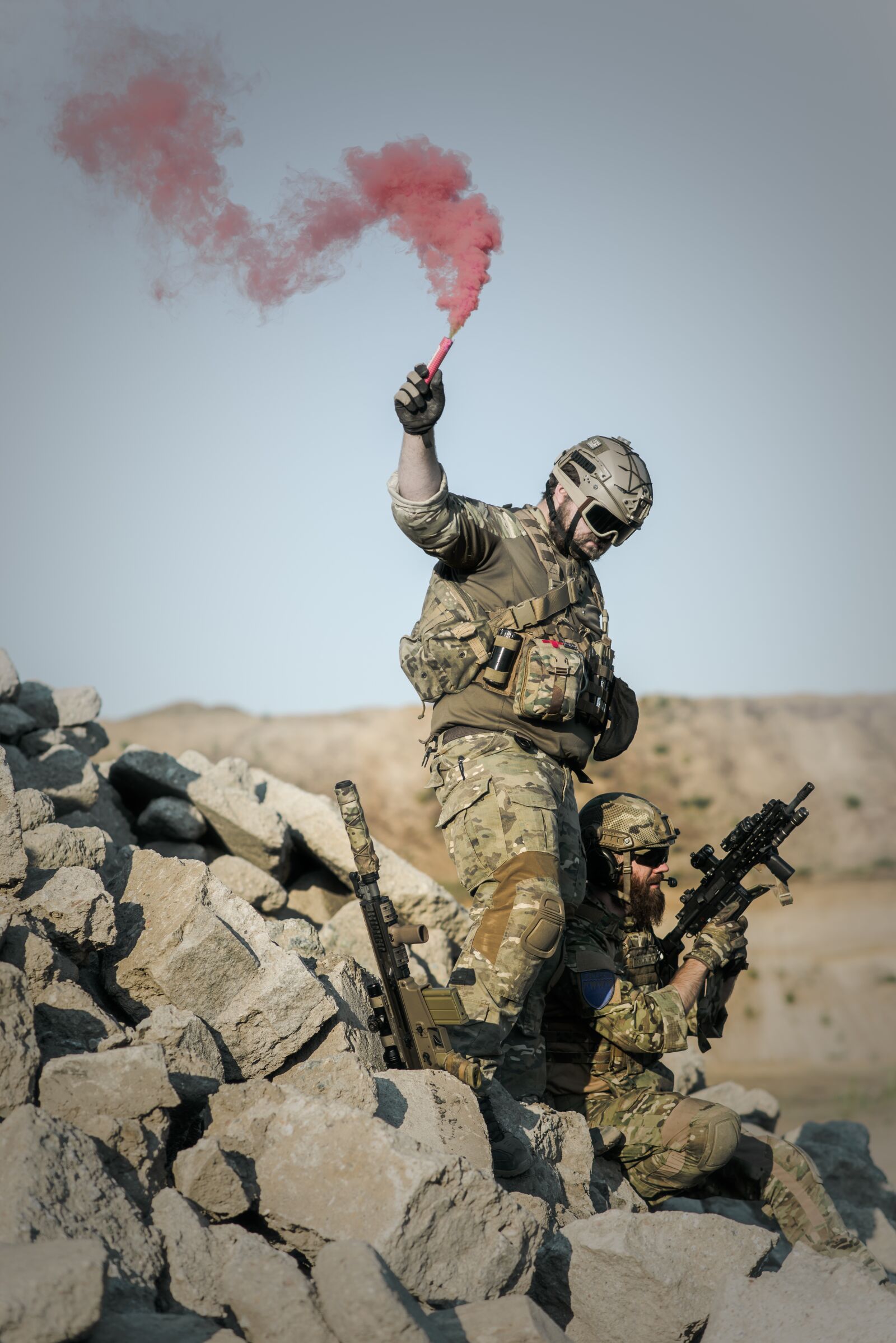 Nikon D600 sample photo. War, desert, guns photography