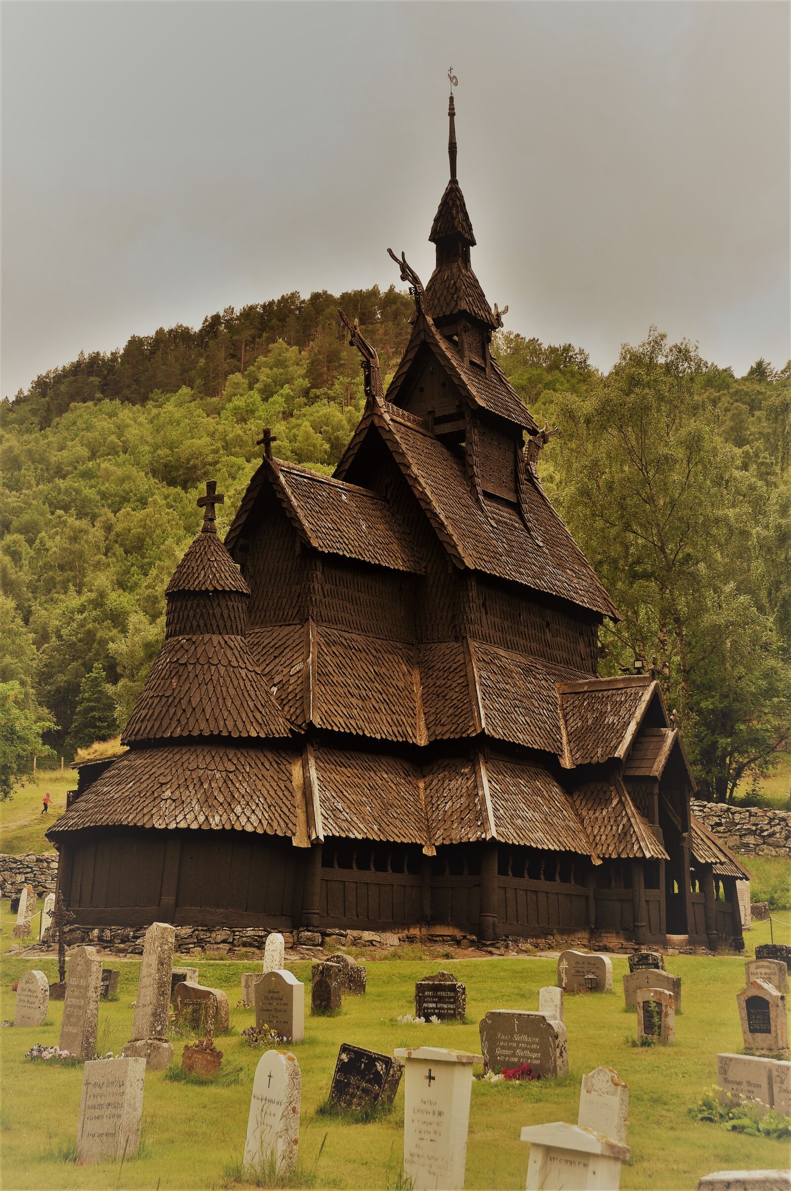Nikon D5000 sample photo. Stave church, norway, church photography