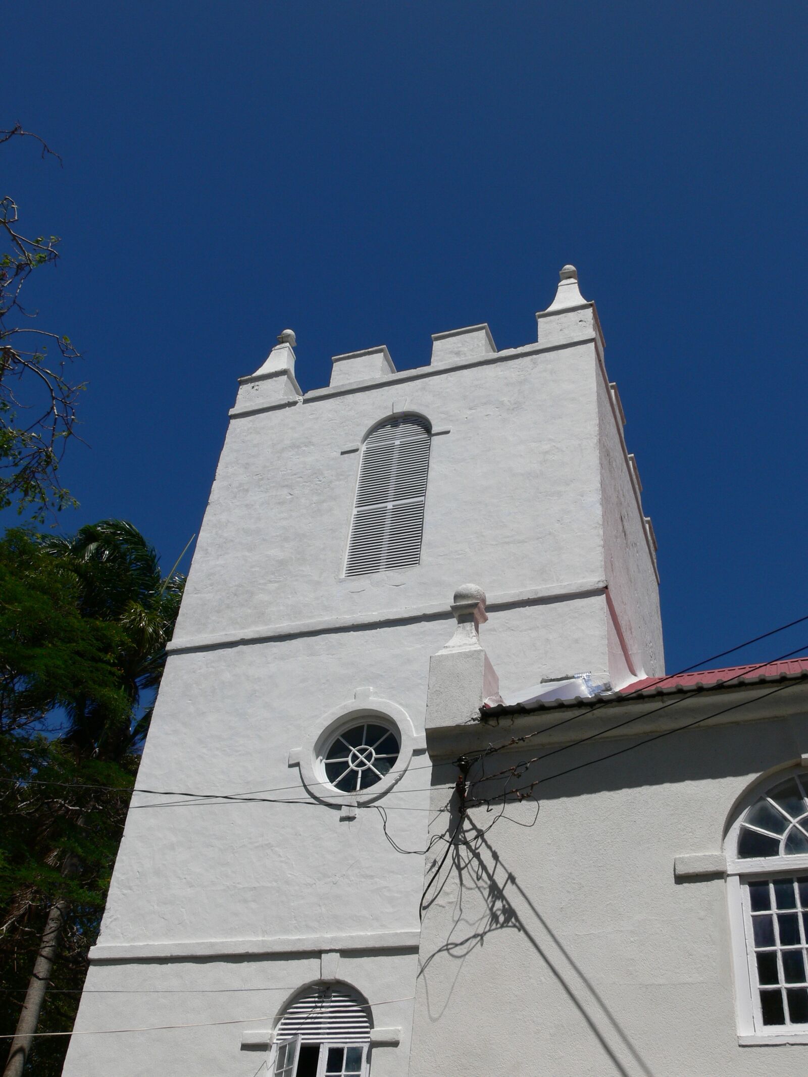 Panasonic DMC-FZ30 sample photo. Church, blue sky, tropics photography