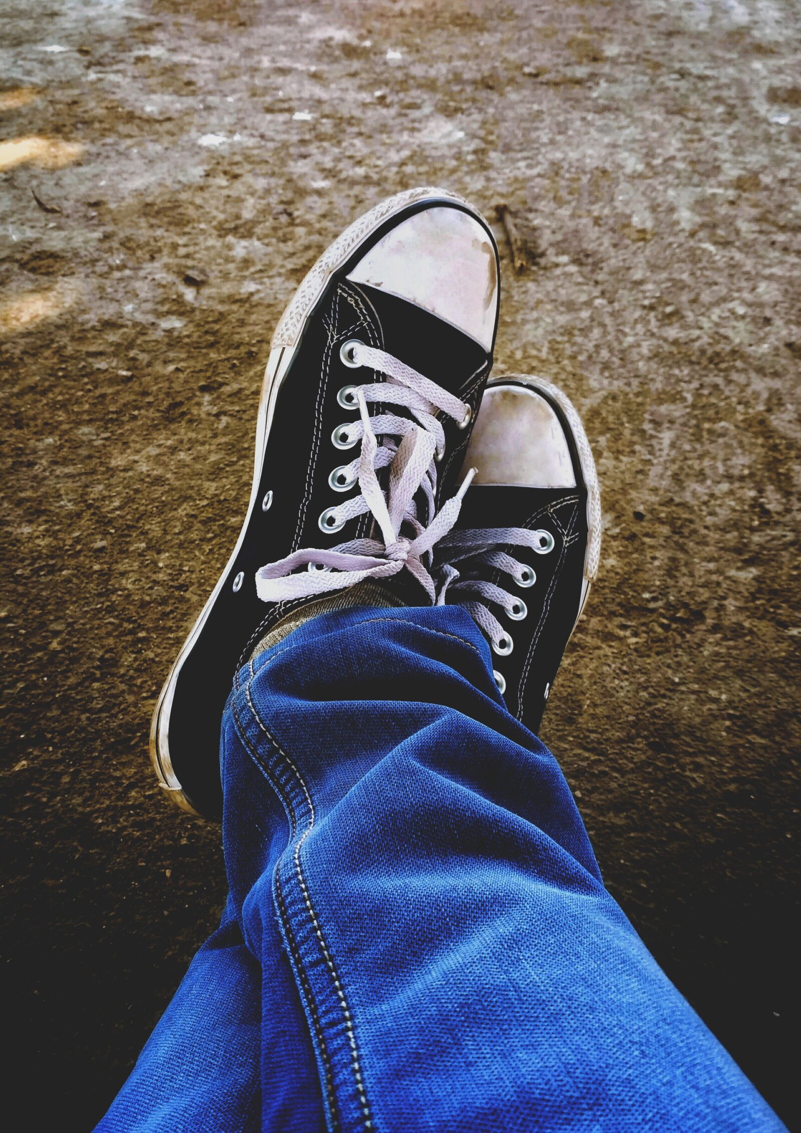 Xiaomi Redmi 3S sample photo. Shoe, converse, jeans photography