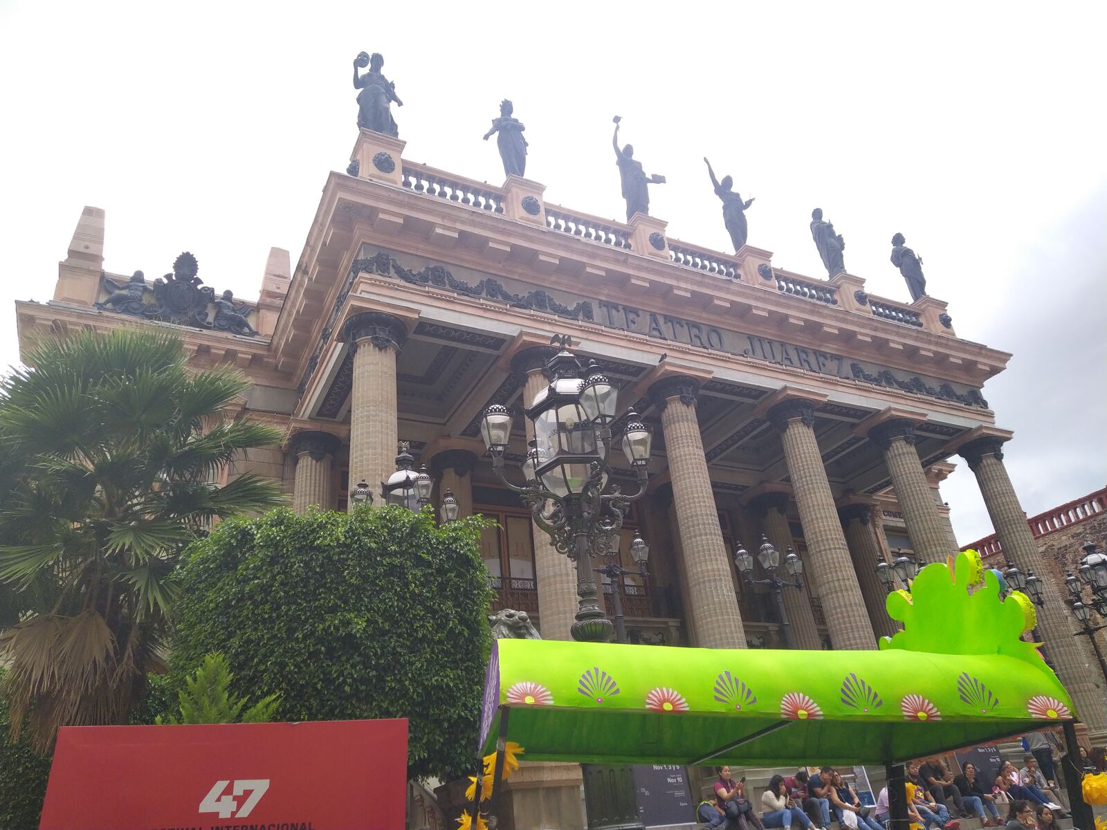Xiaomi Redmi Note 7 sample photo. Theatre, juarez, guanajuato photography