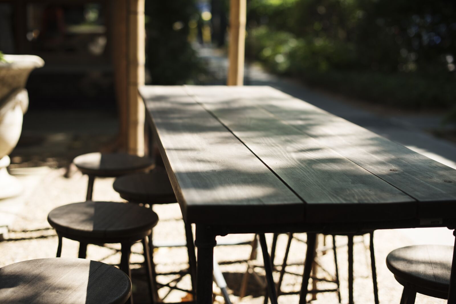 Nikon D810 sample photo. Cafe, chair, coffee shop photography