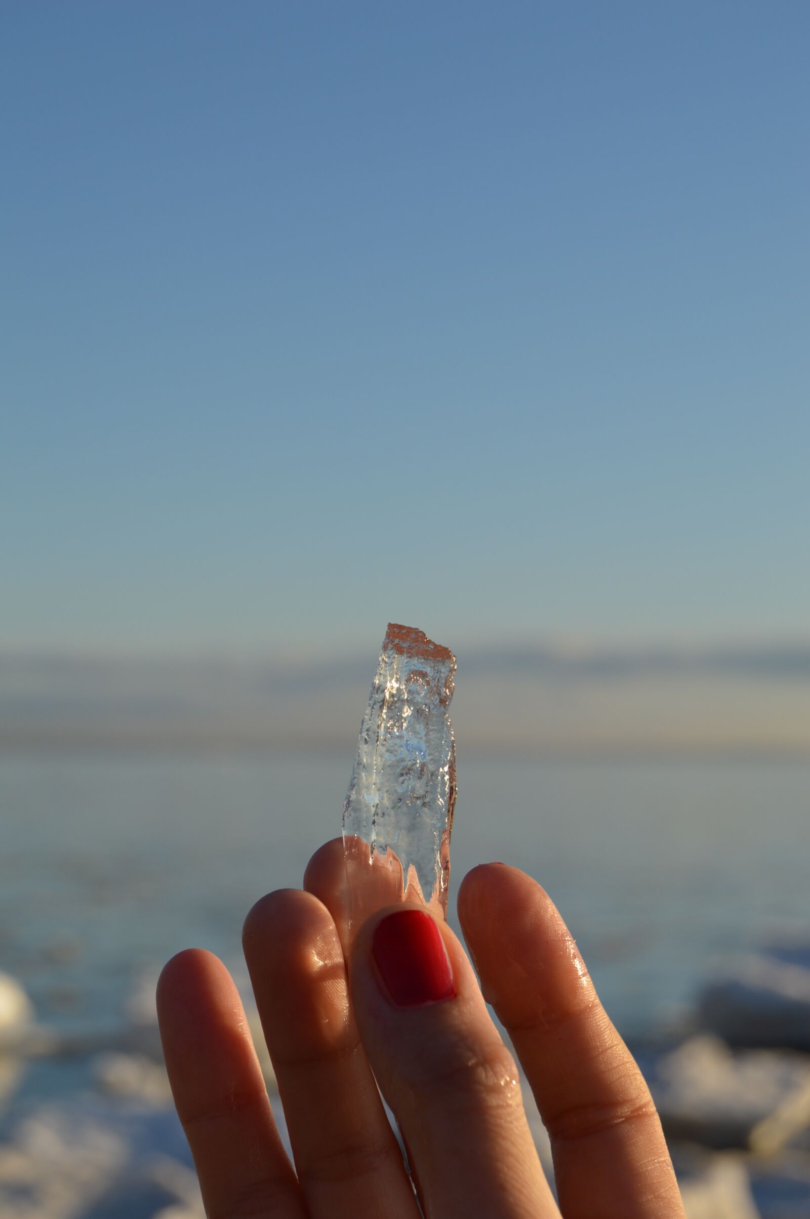 Nikon D3200 sample photo. Sun, coast, ice photography