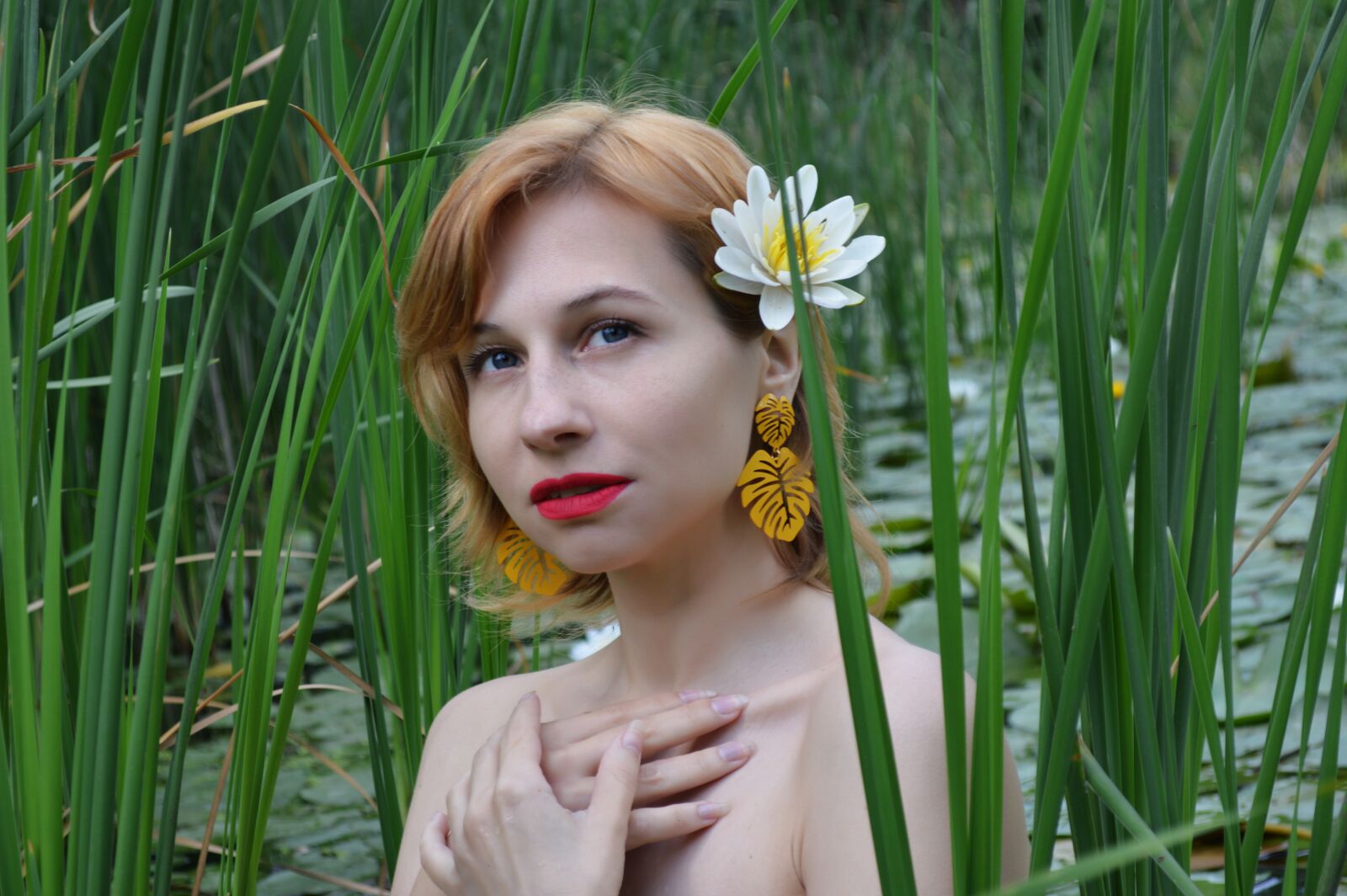 Nikon D3200 sample photo. Lily, lotus, water lily photography