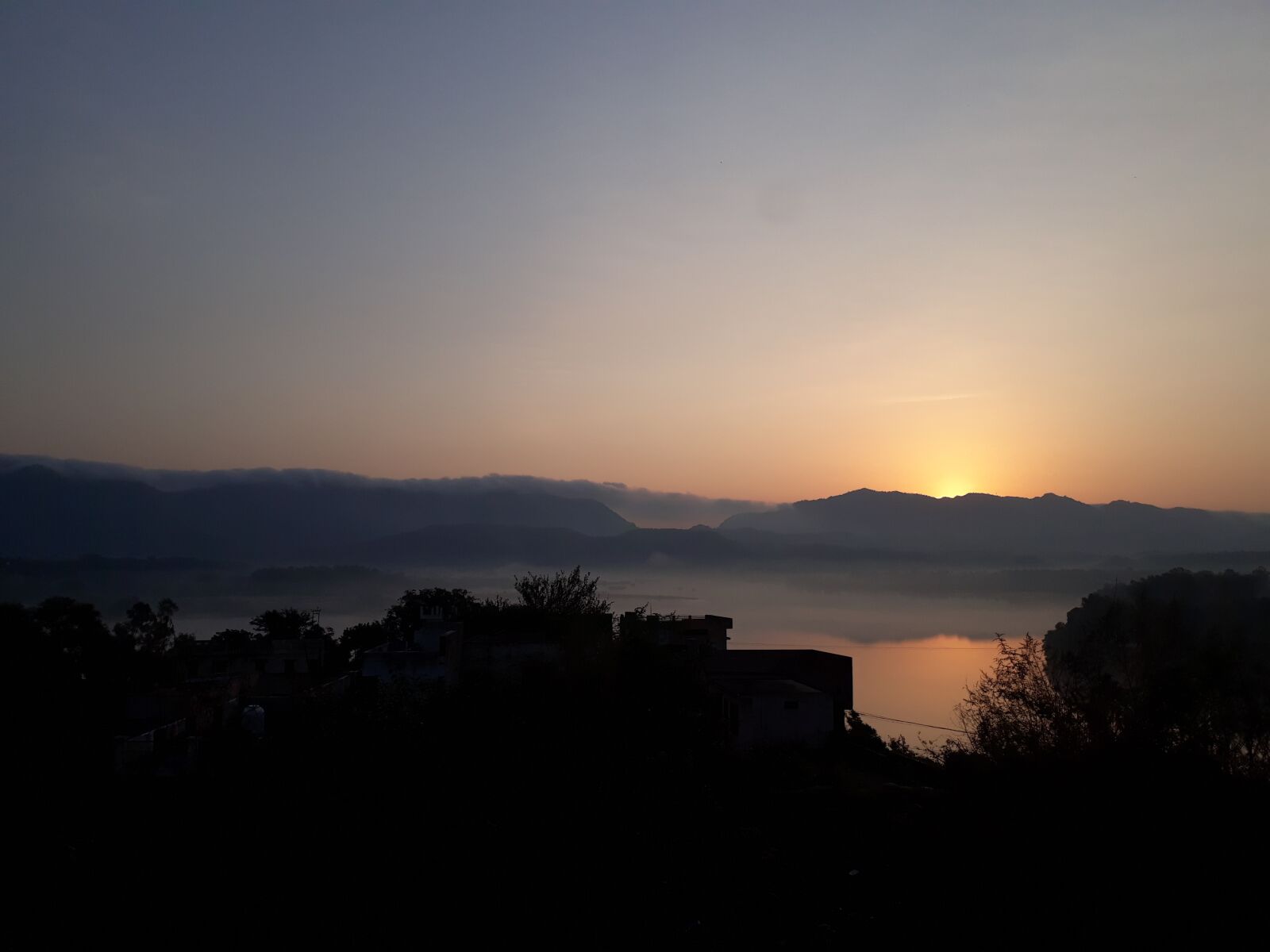 Samsung Galaxy On7 Prime sample photo. Sunrise, morning, satluj photography
