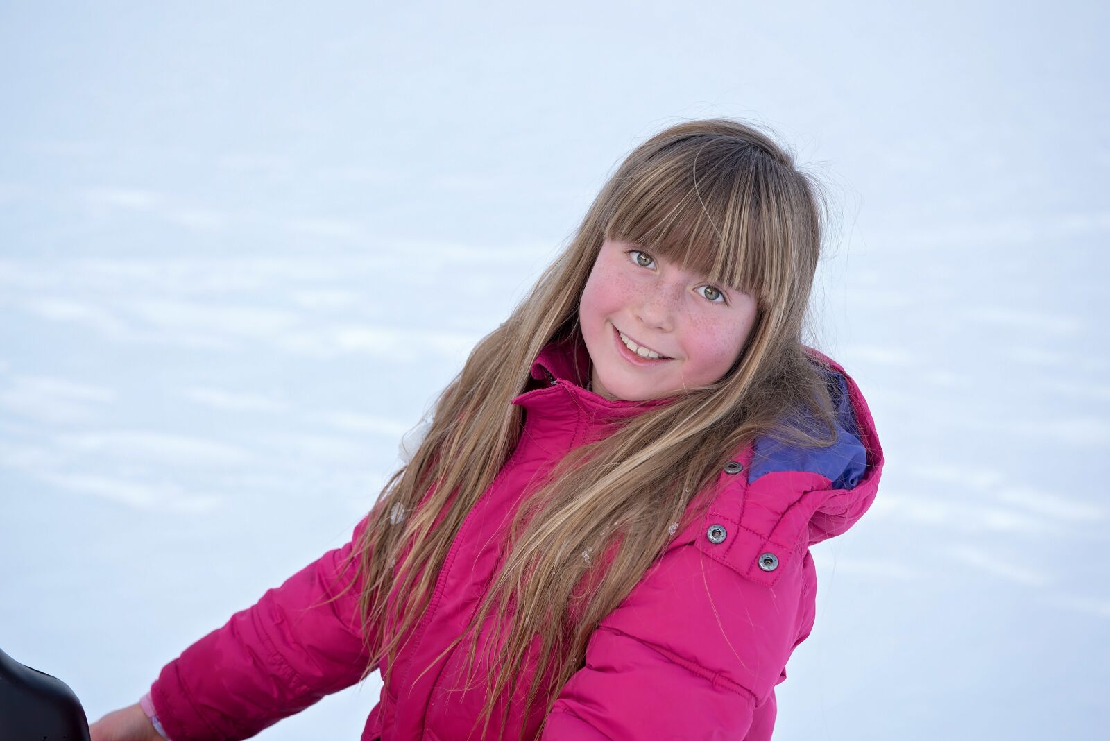 Nikon D750 sample photo. Girl, winter, snow photography