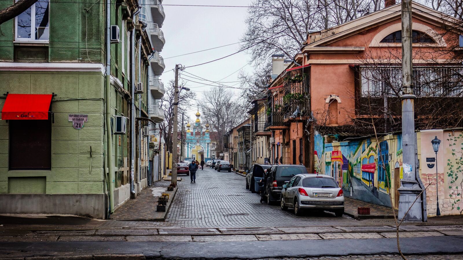 Sony Cyber-shot DSC-RX100 sample photo. Odessa, street, crossroads photography