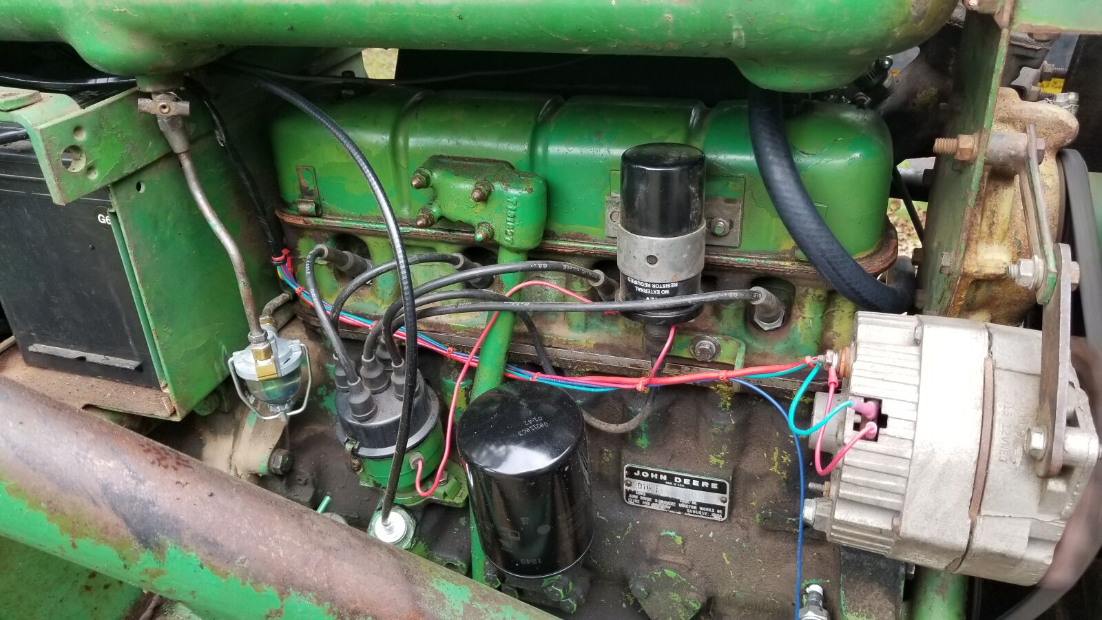 Samsung Galaxy S8 sample photo. John deere, tractor, engine photography