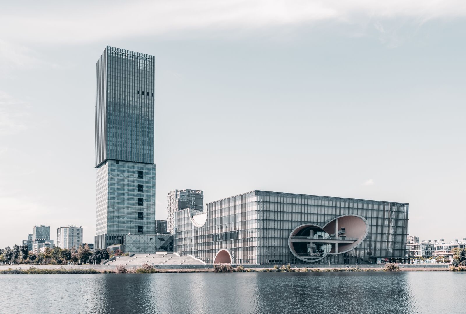 Nikon D850 sample photo. Building, lake, sky photography