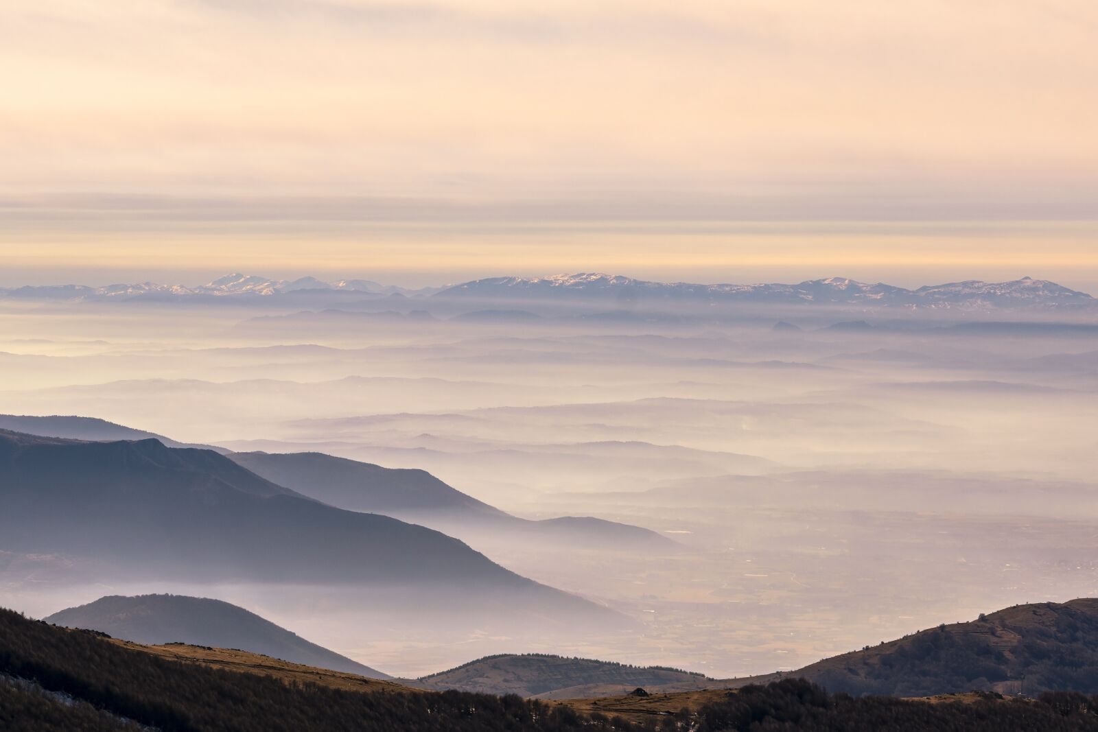 Nikon D5300 sample photo. Layers, fog, foggy photography