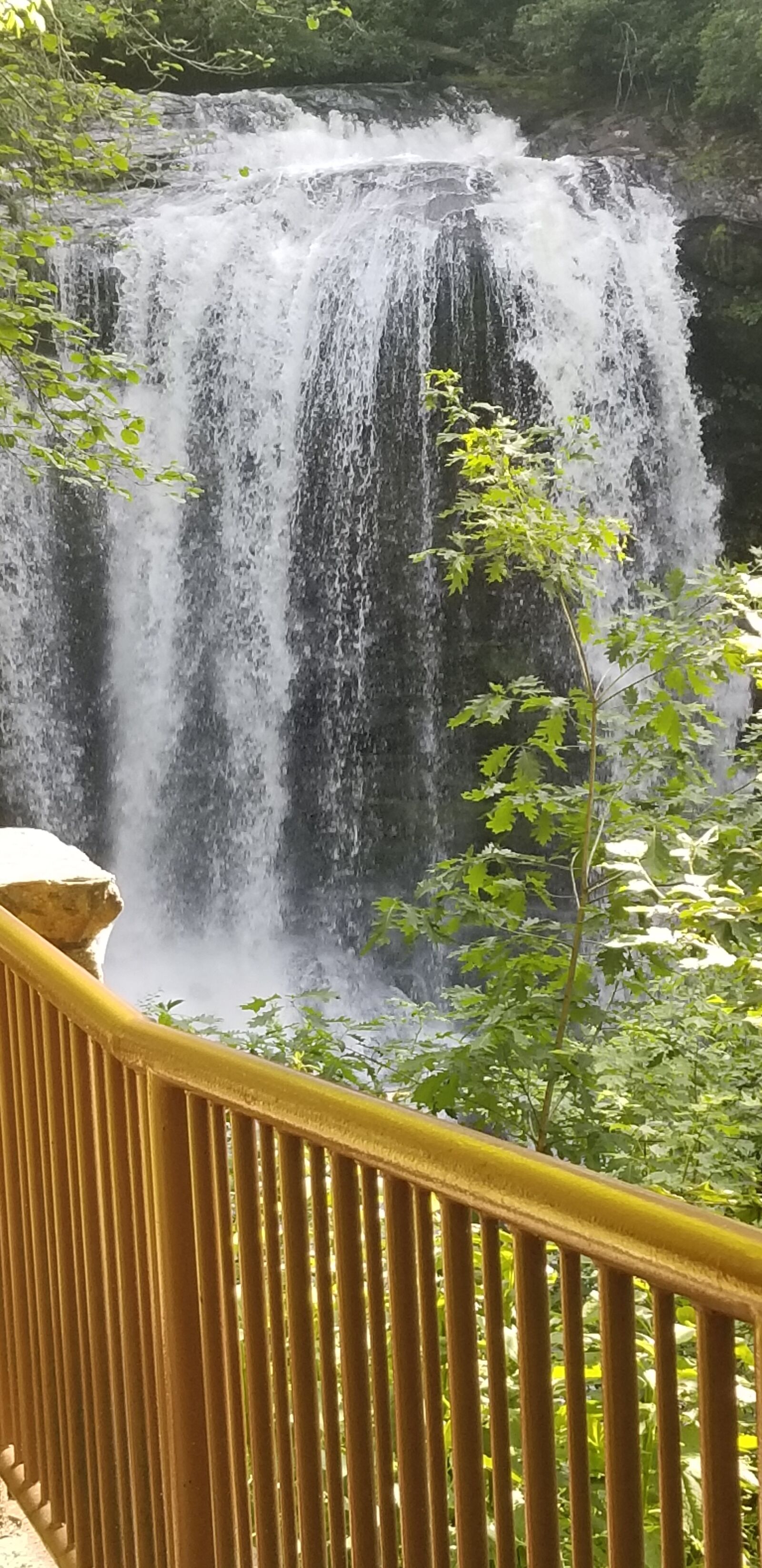Samsung Galaxy S8+ sample photo. Waterfall, north carolina, bridge photography