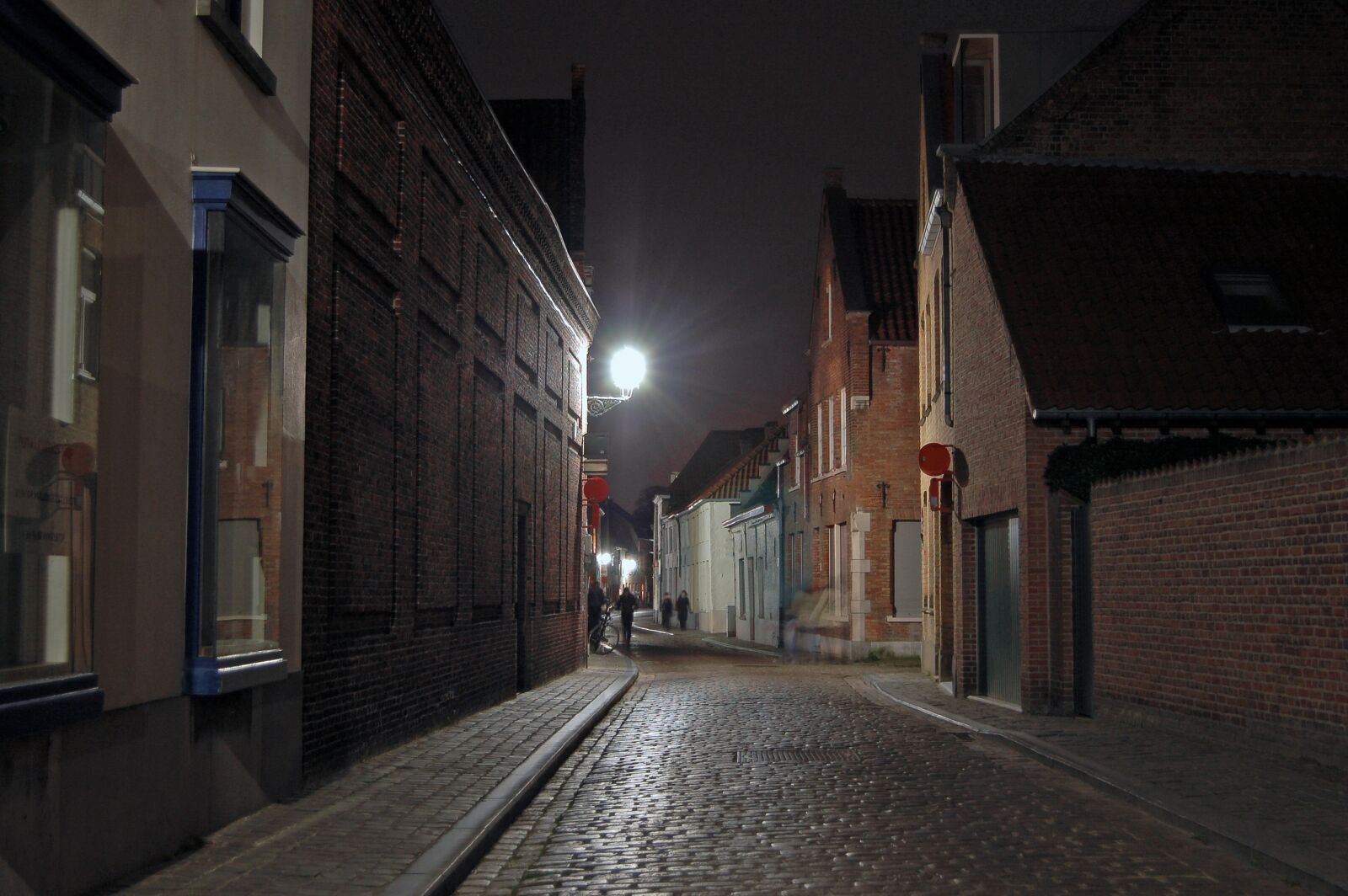 Nikon D50 sample photo. Night, brugges, belgium photography