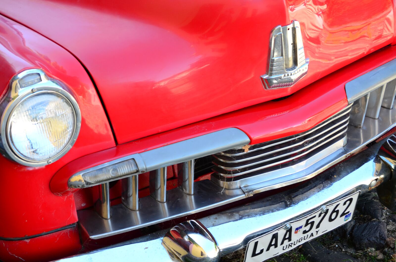 Nikon D7000 sample photo. Red car, old, automobile photography