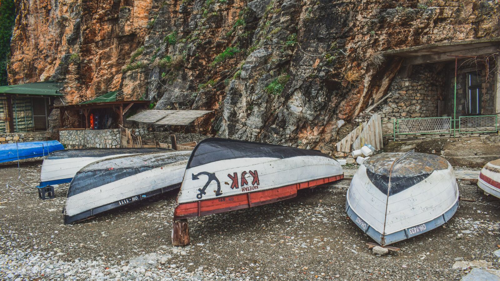 Nikon D3300 sample photo. Boats, lake ohrid, beach photography