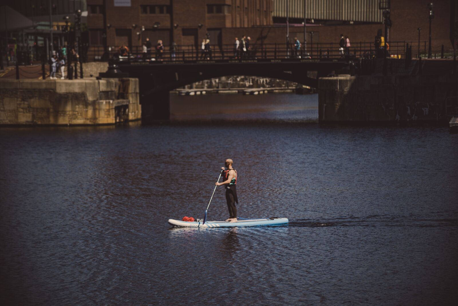 Nikon D750 sample photo. Man kayaking in albert photography