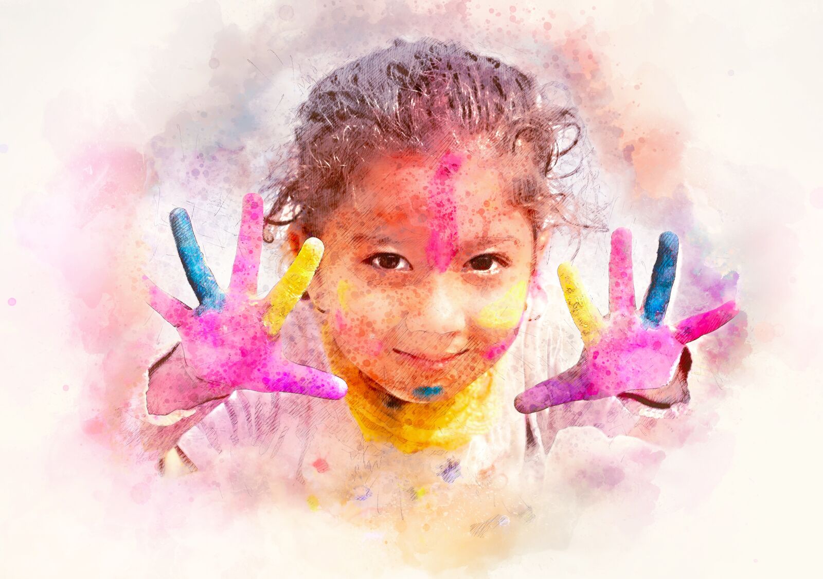 Nikon D5300 sample photo. Watercolour, painting, art photography