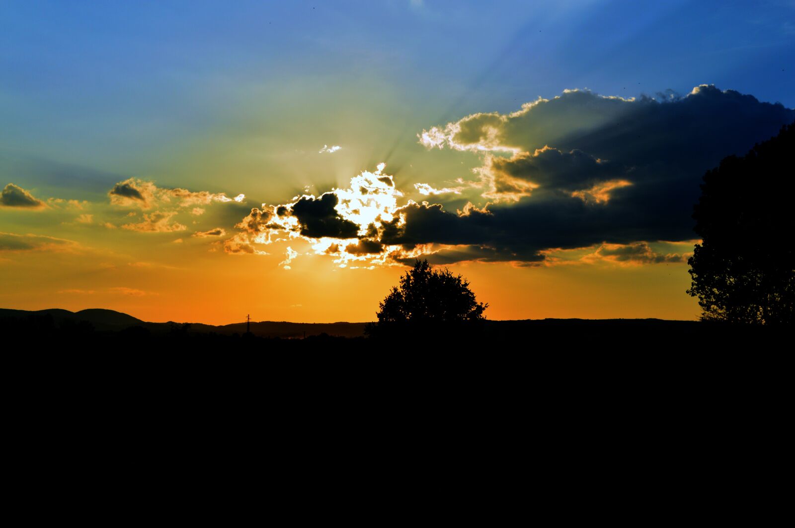 Nikon D3200 sample photo. Sunset, clouds, sky photography