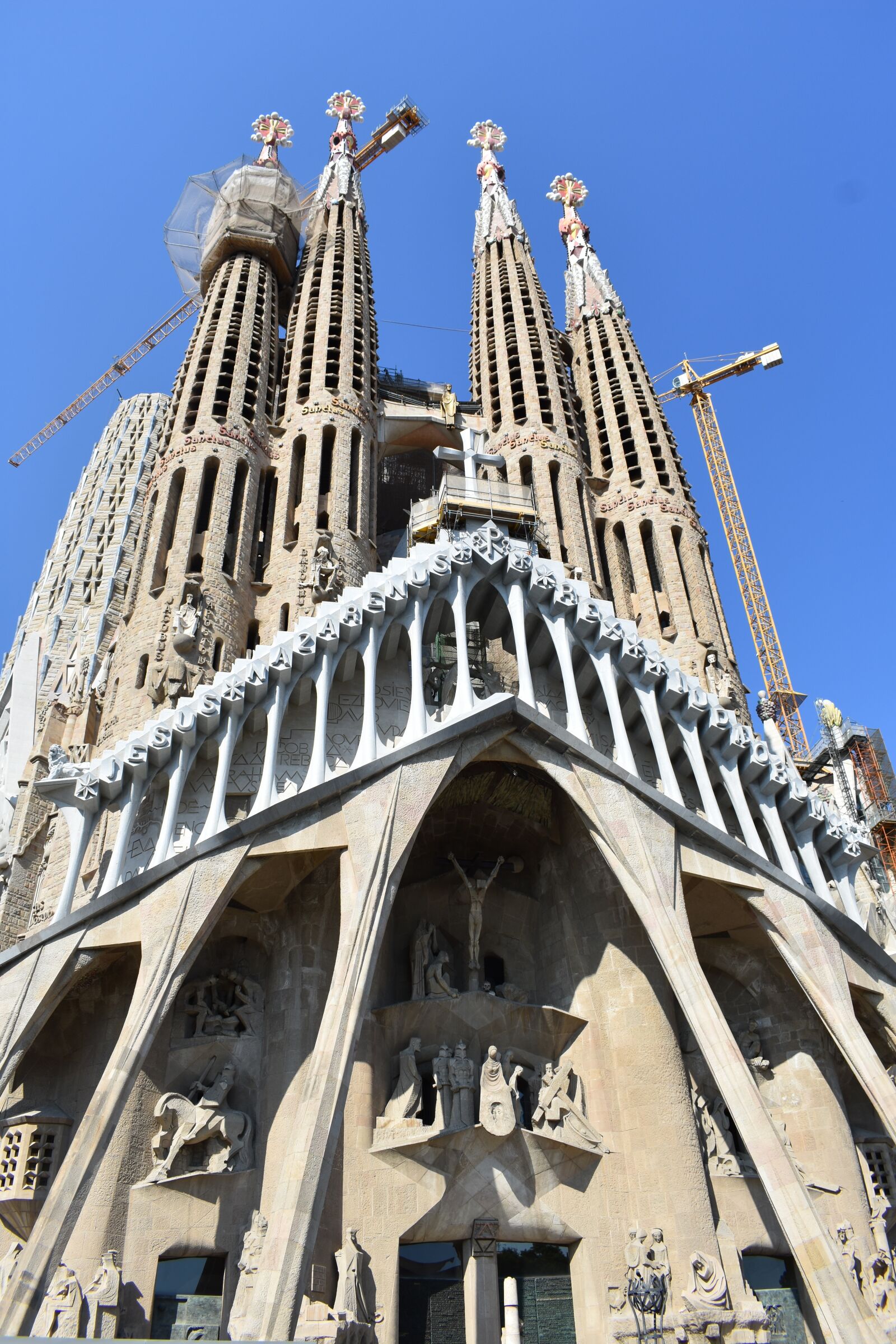 Nikon D3400 sample photo. Gaud , sagrada fam photography
