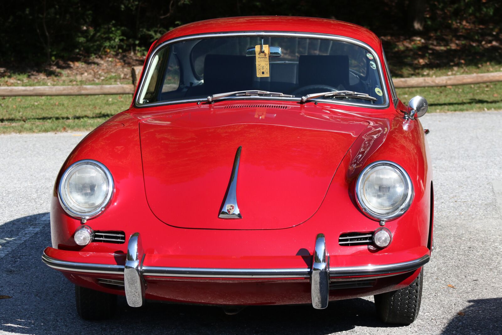 Canon EF75-300mm f/4-5.6 sample photo. Red, porsche, classic photography