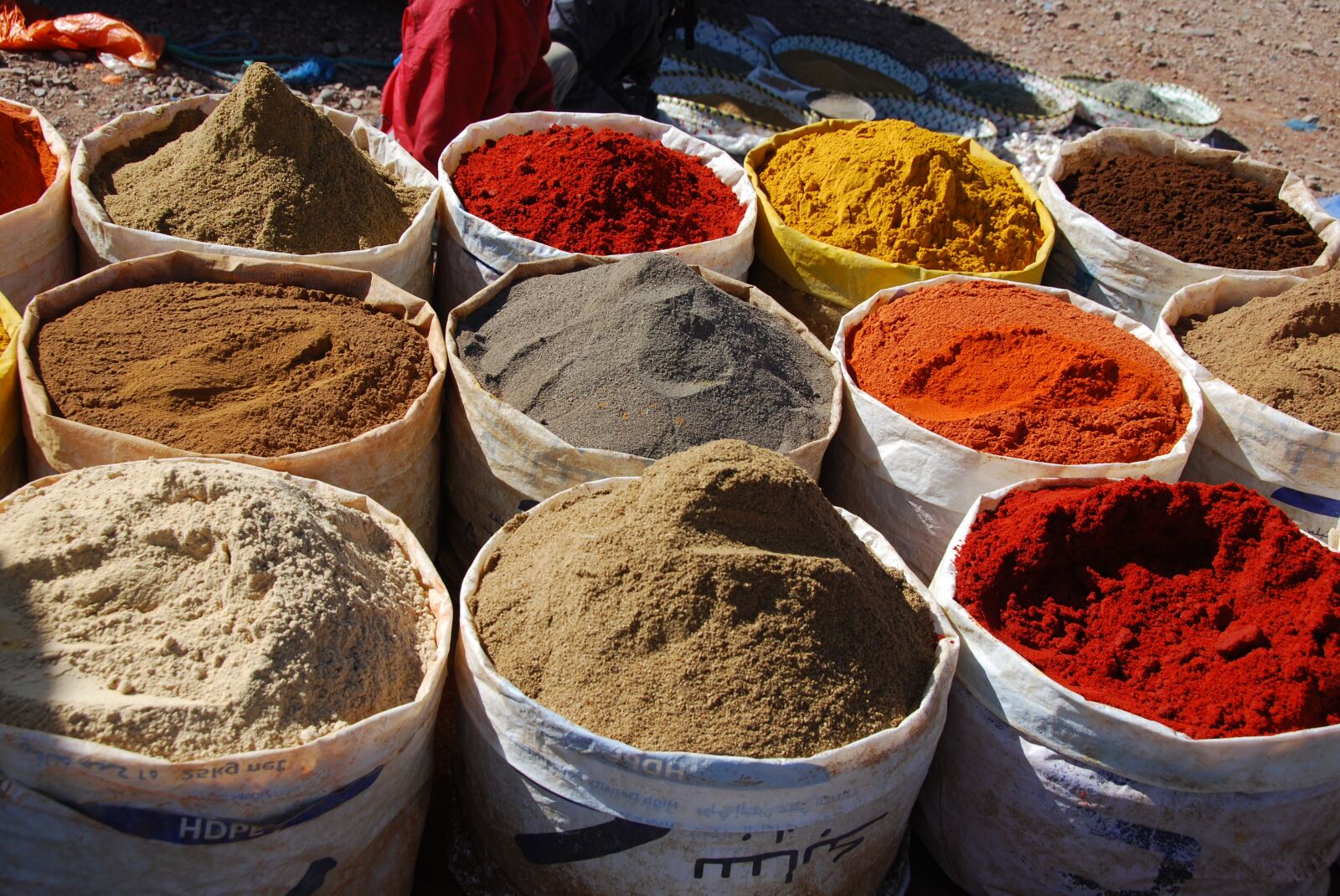 Nikon D40X sample photo. Spice, morocco, market photography