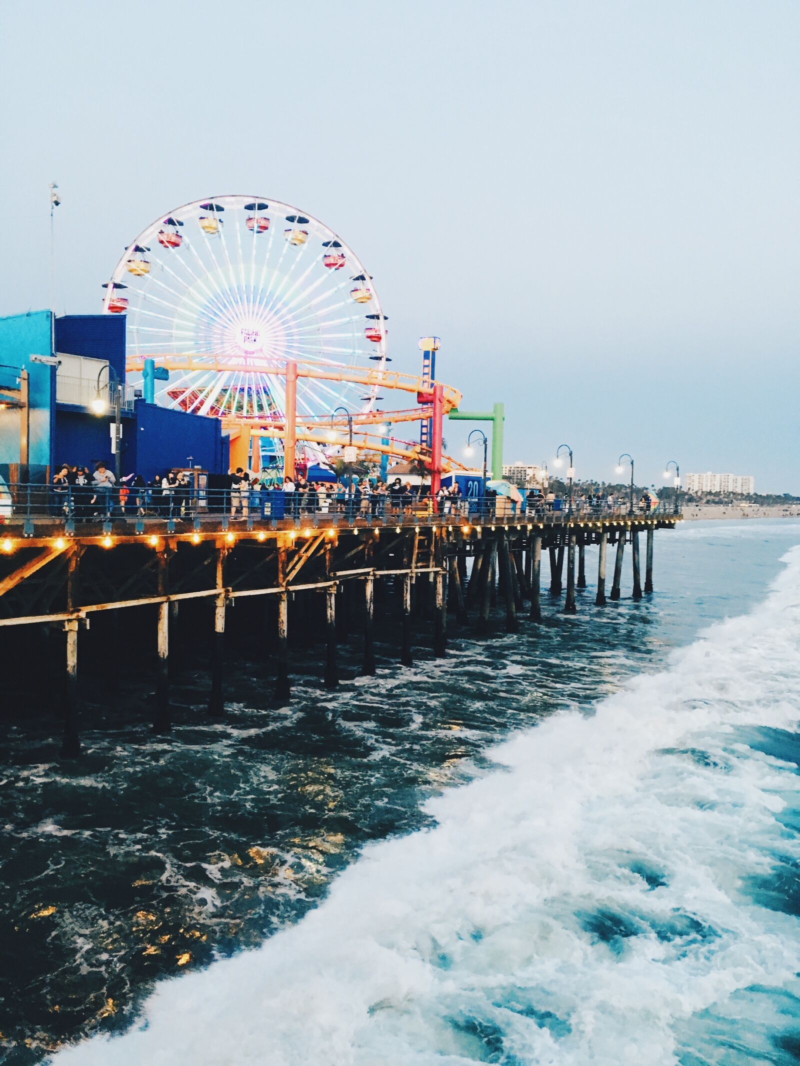 Apple iPhone 6s sample photo. Santa monica pier, santa photography