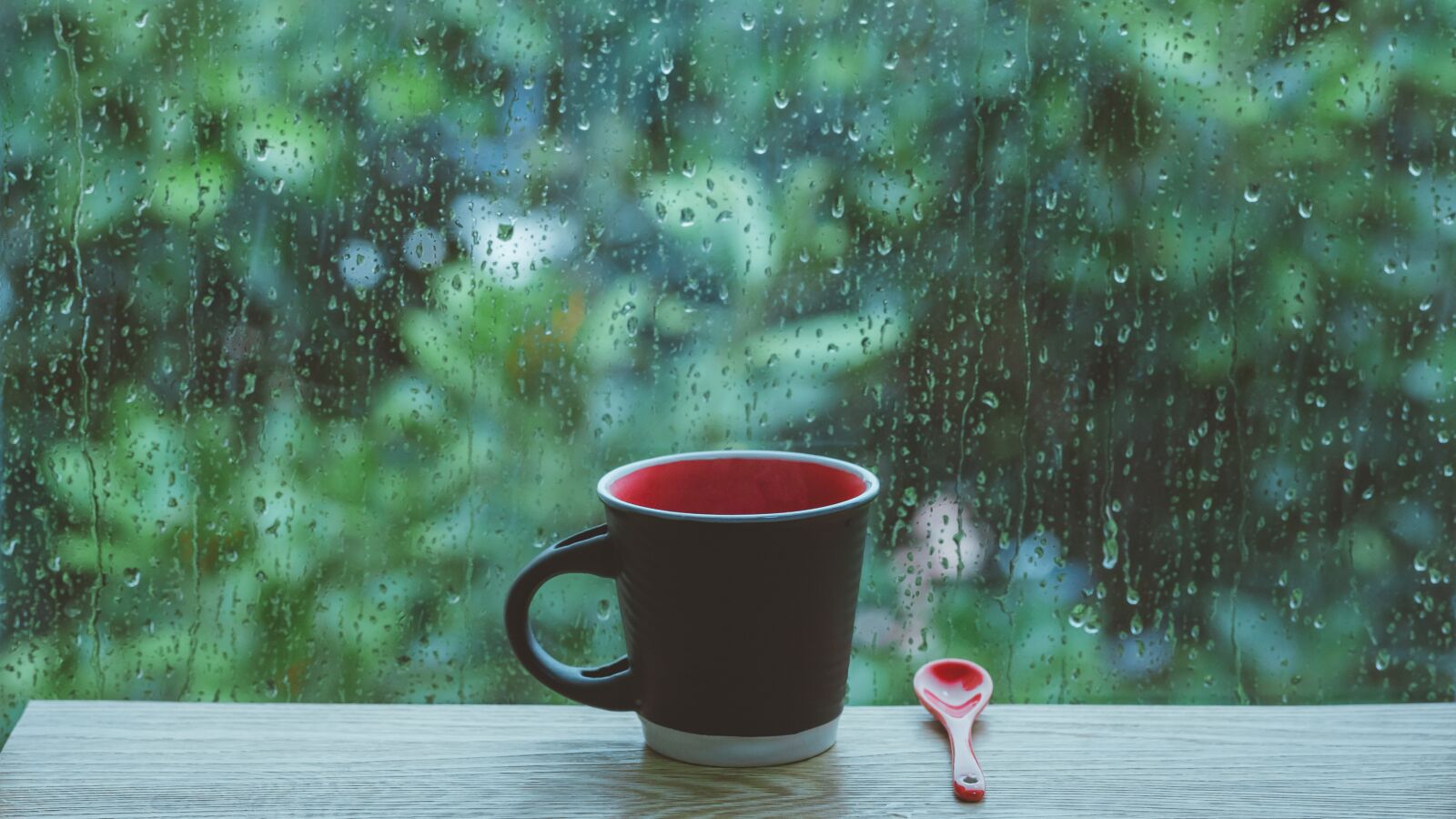 Nikon D750 sample photo. Rain, green, cup photography