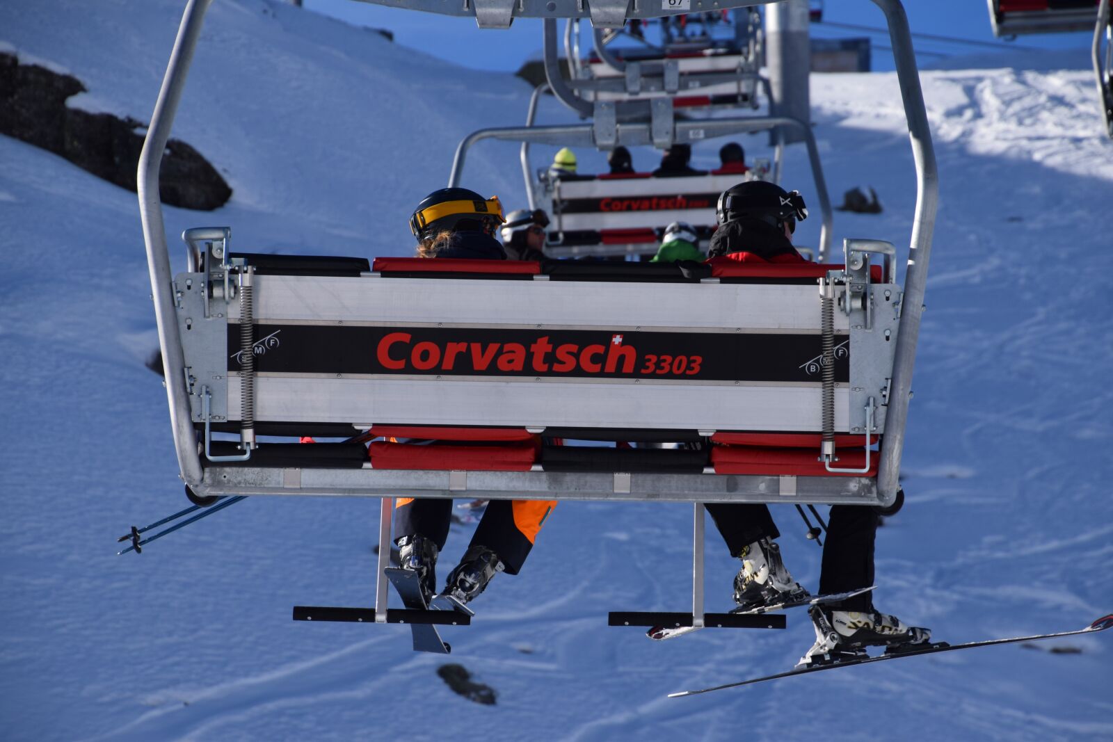 Nikon D5300 sample photo. Ropeway, chairlift, ski photography