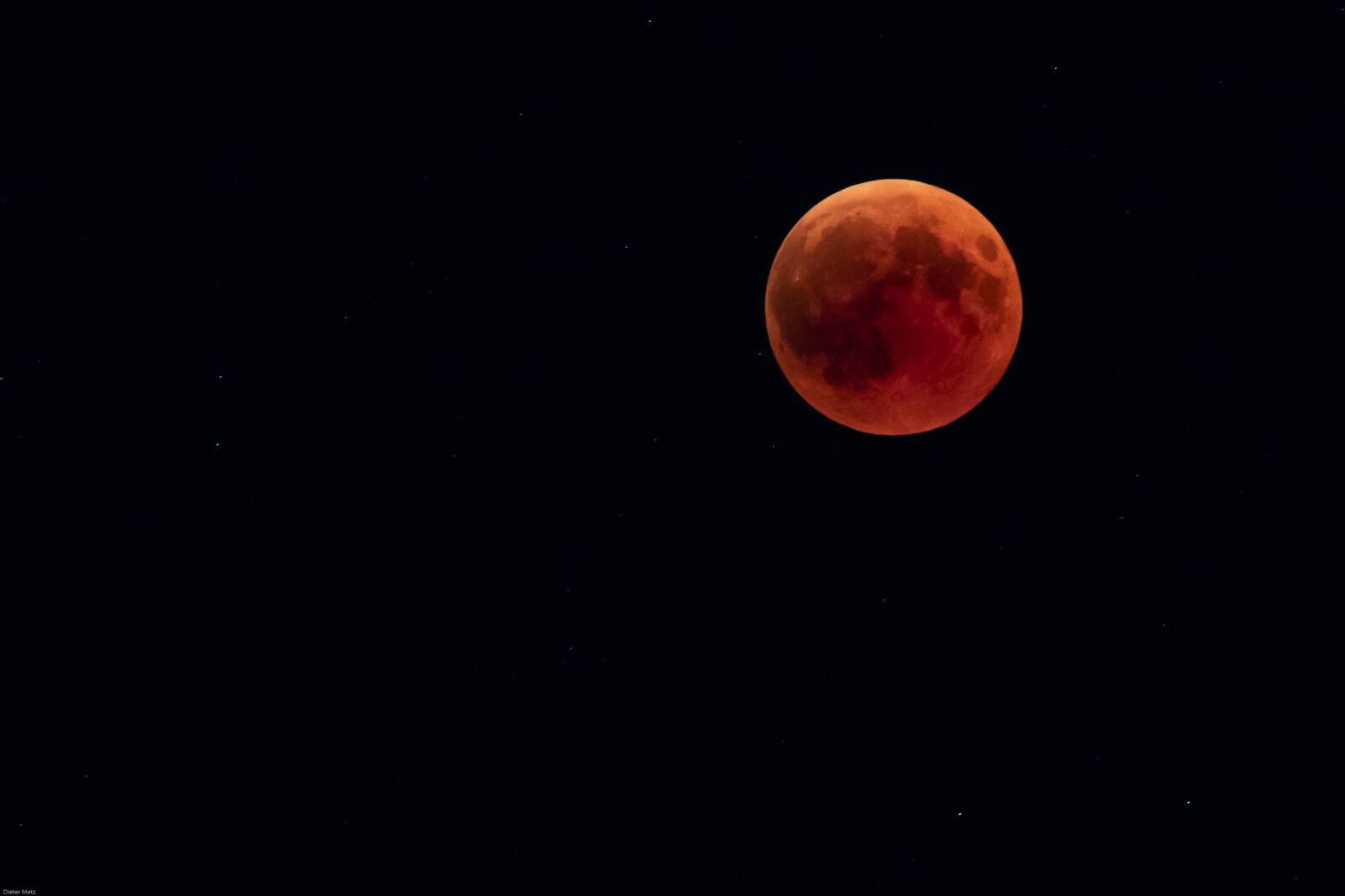 Canon EOS 7D Mark II sample photo. Blood moon, moon, night photography